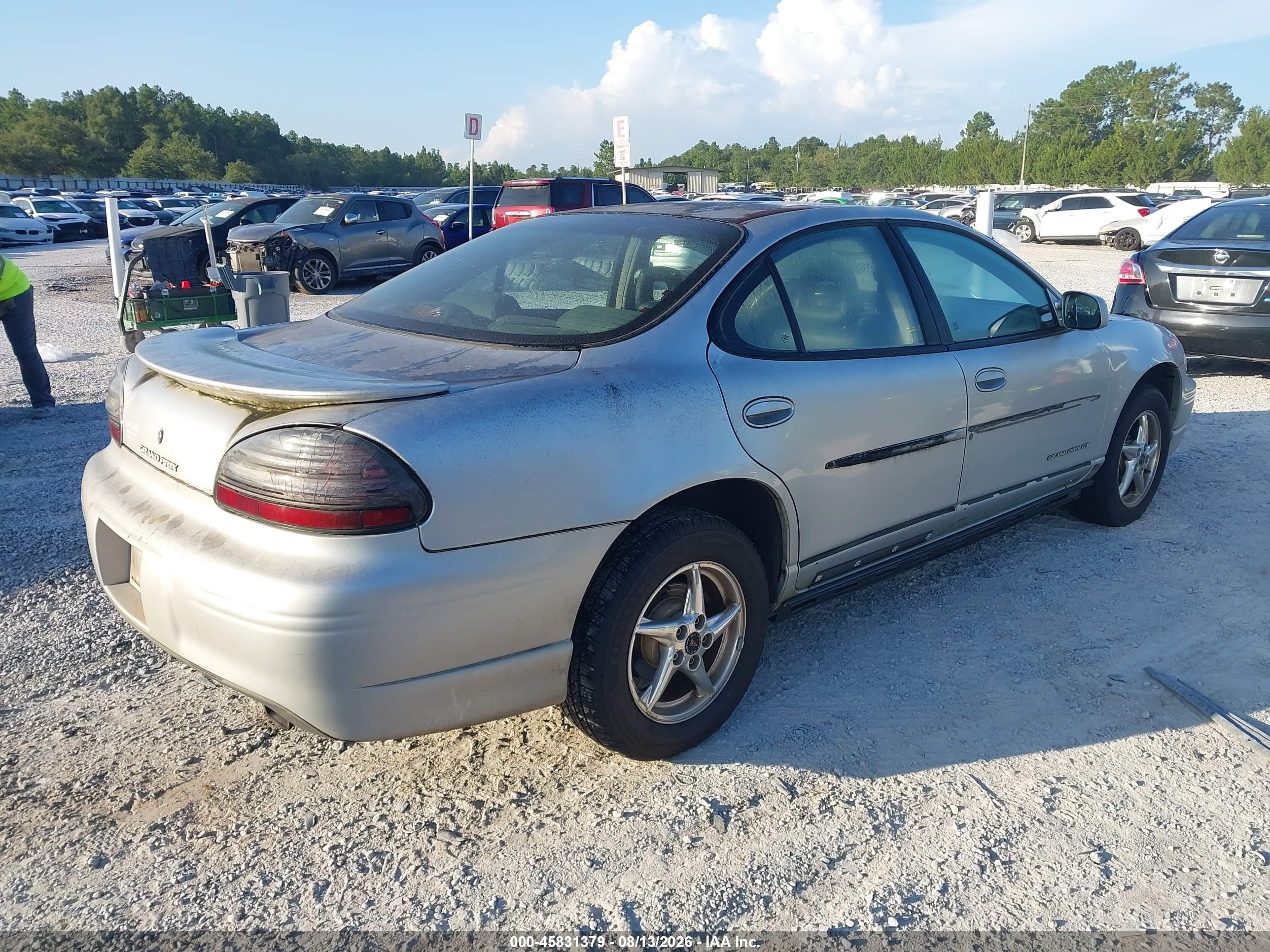 2003 Pontiac Grand Prix Gt Silver vin: 1G2WP52K13F176241