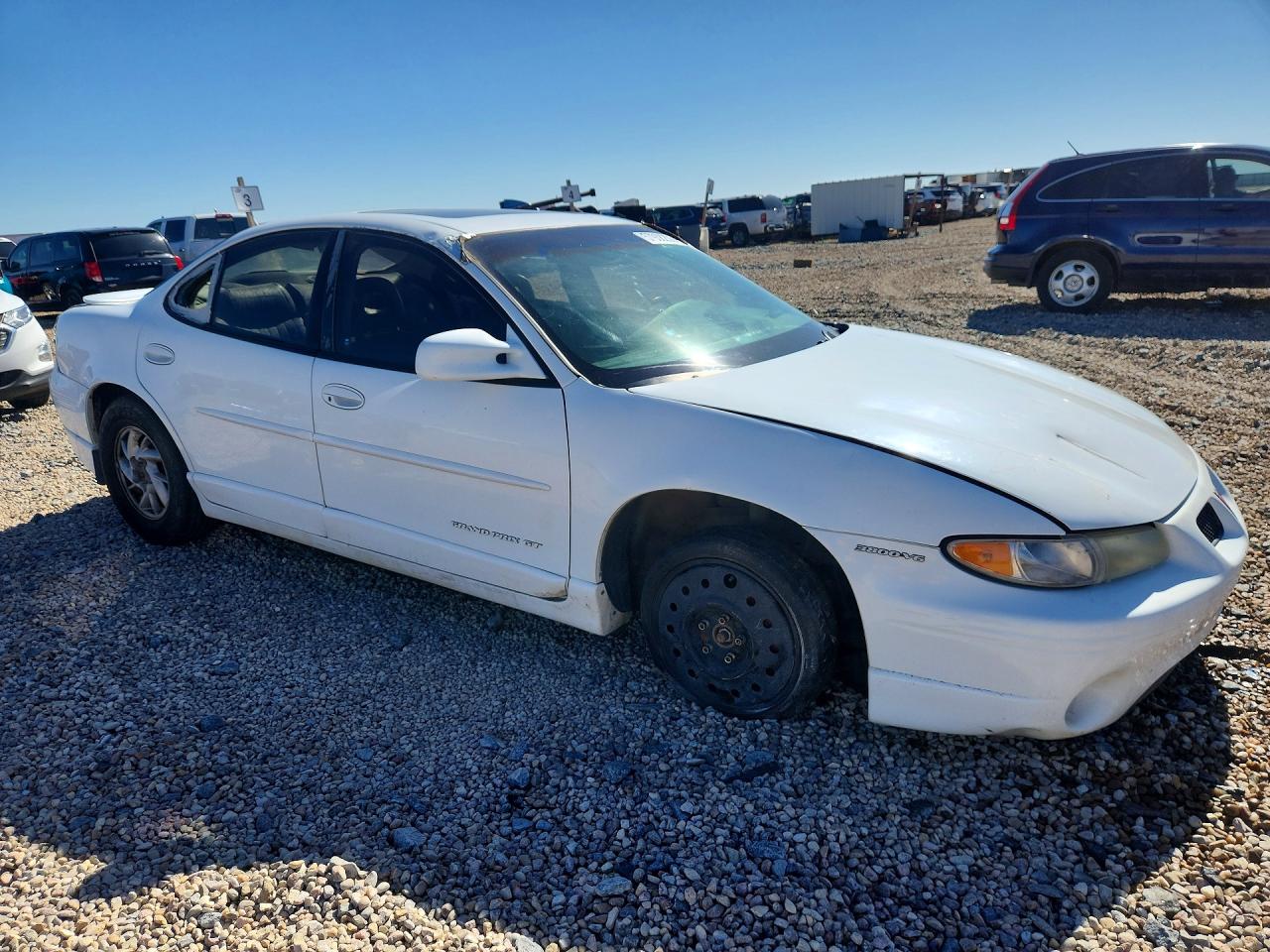 1997 Pontiac Grand Prix Gt White vin: 1G2WP52K1VF323533