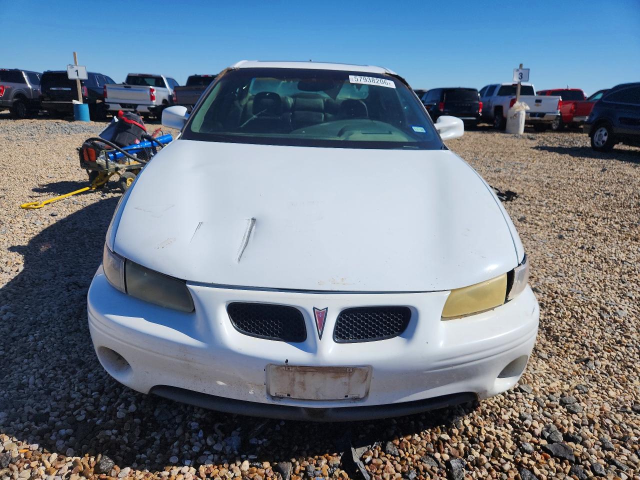 1997 Pontiac Grand Prix Gt White vin: 1G2WP52K1VF323533