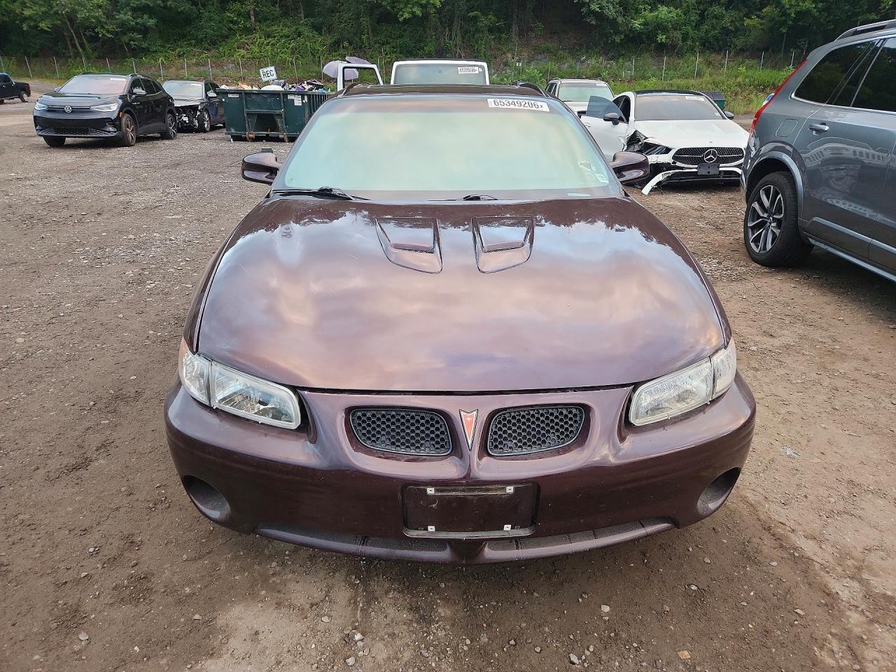 2002 Pontiac Grand Prix Gt Burgundy vin: 1G2WP52K22F172083