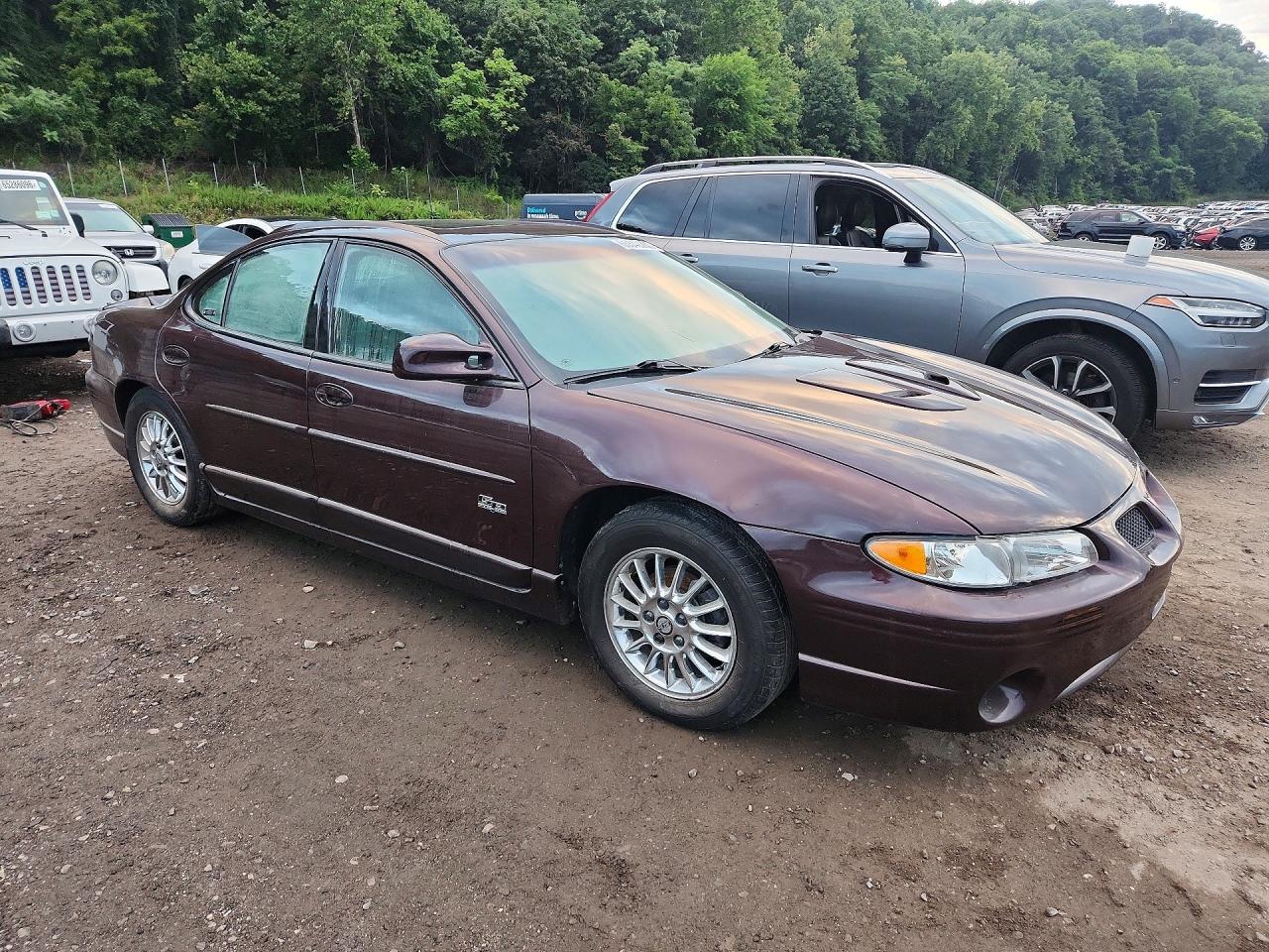 2002 Pontiac Grand Prix Gt Burgundy vin: 1G2WP52K22F172083