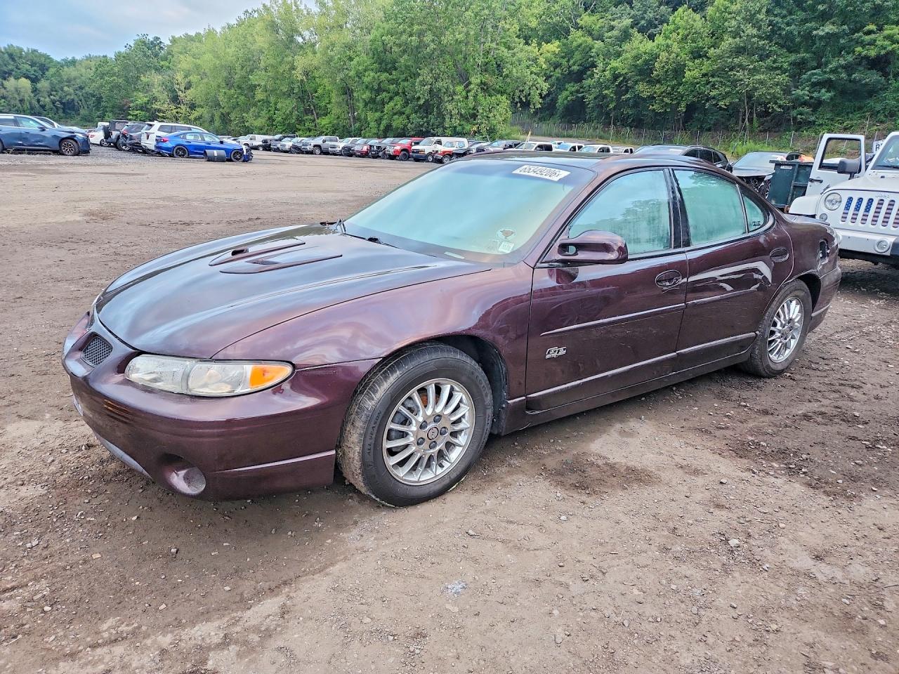 2002 Pontiac Grand Prix Gt Burgundy vin: 1G2WP52K22F172083