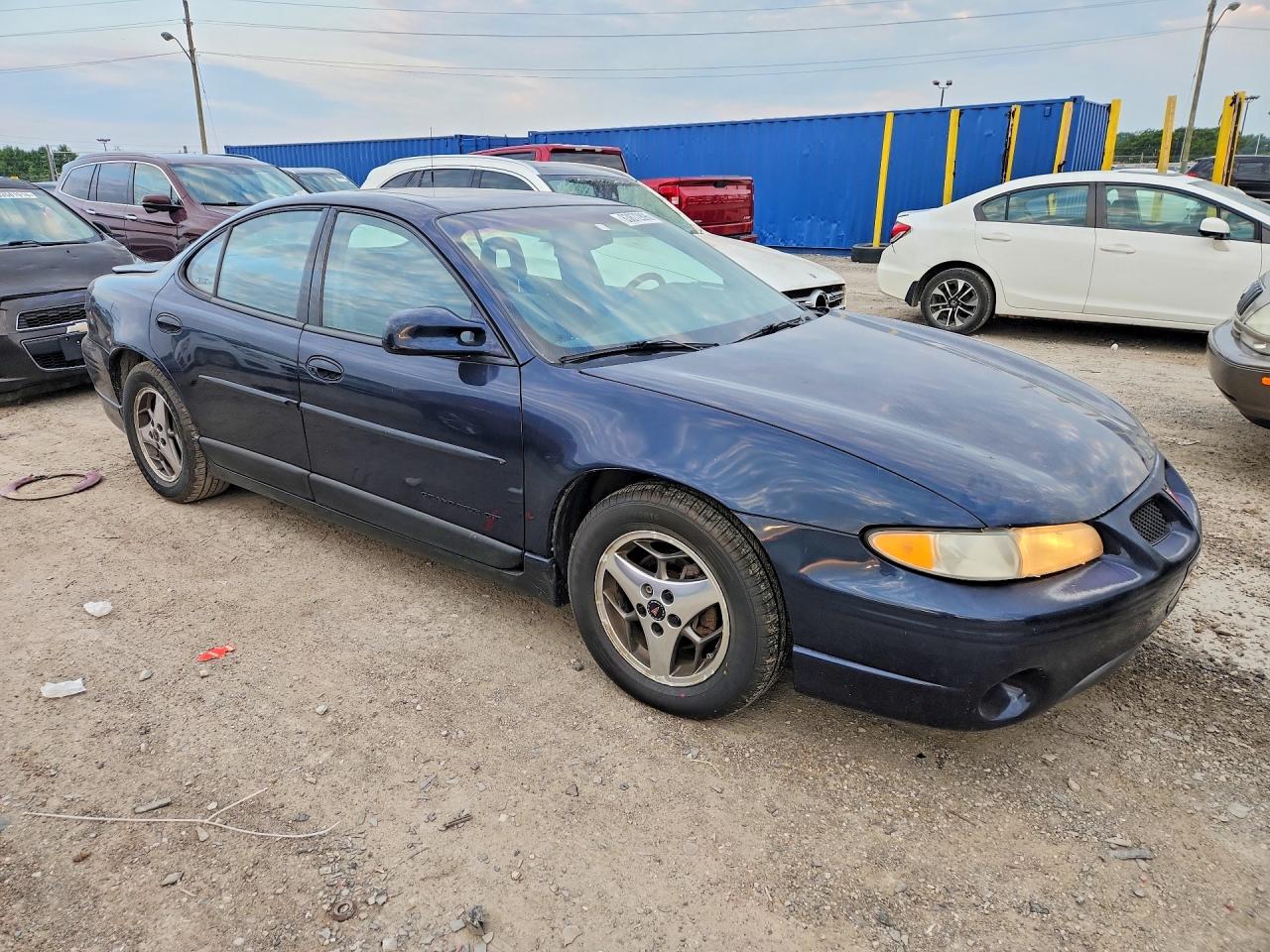 2002 Pontiac Grand Prix Gt Blue vin: 1G2WP52K32F117772