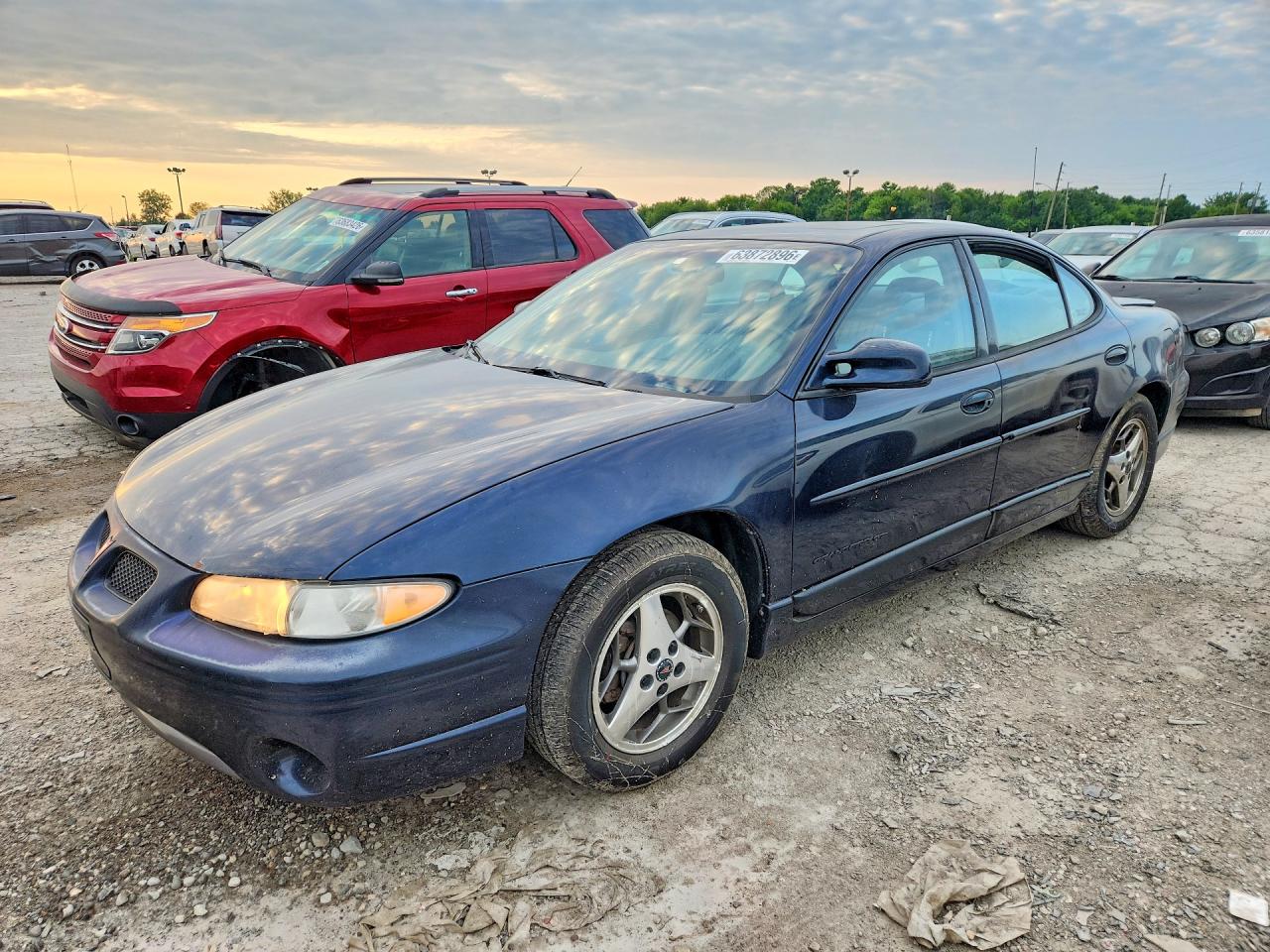 2002 Pontiac Grand Prix Gt Blue vin: 1G2WP52K32F117772