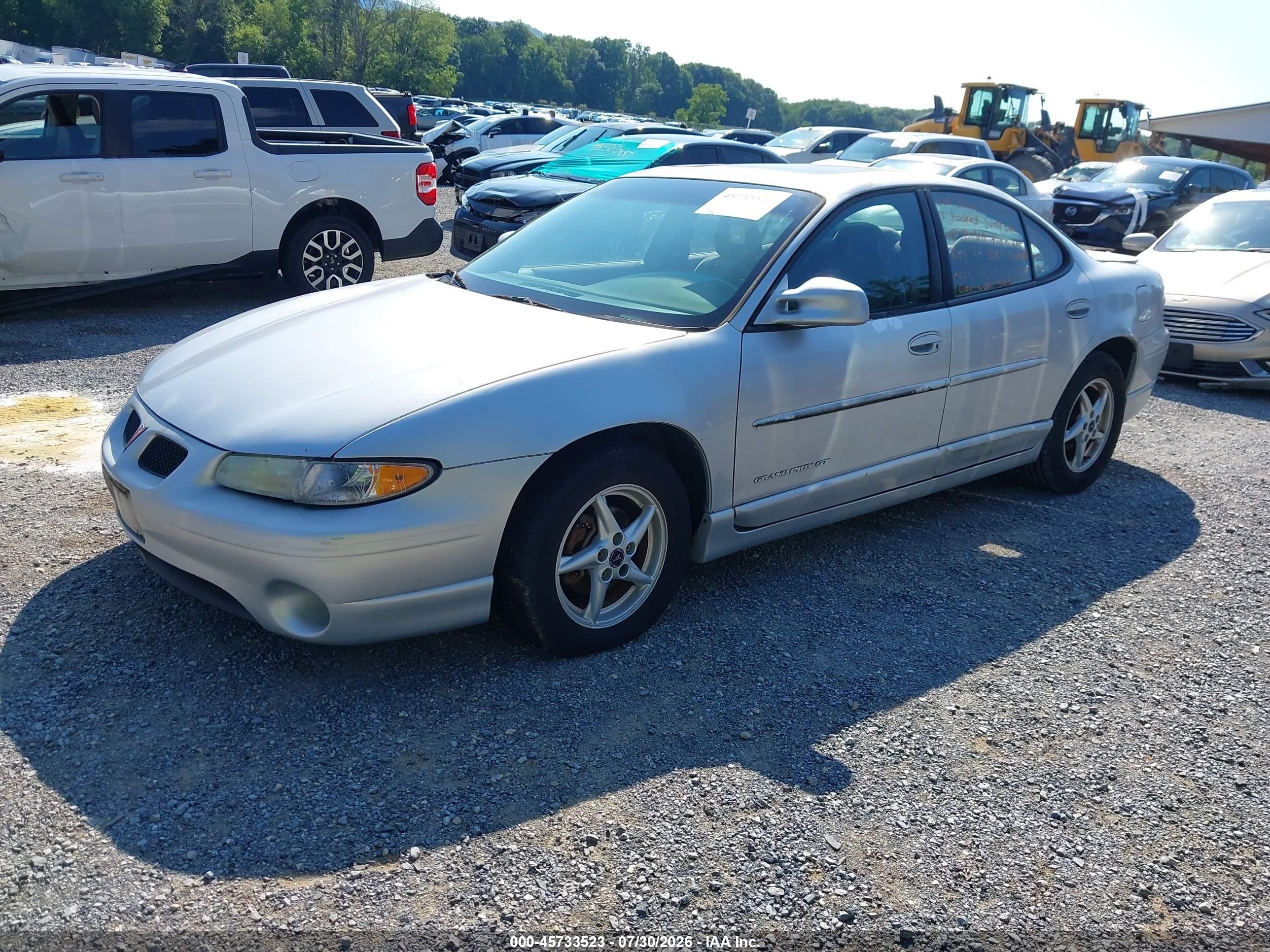 2003 Pontiac Grand Prix Gt Silver vin: 1G2WP52K33F152197