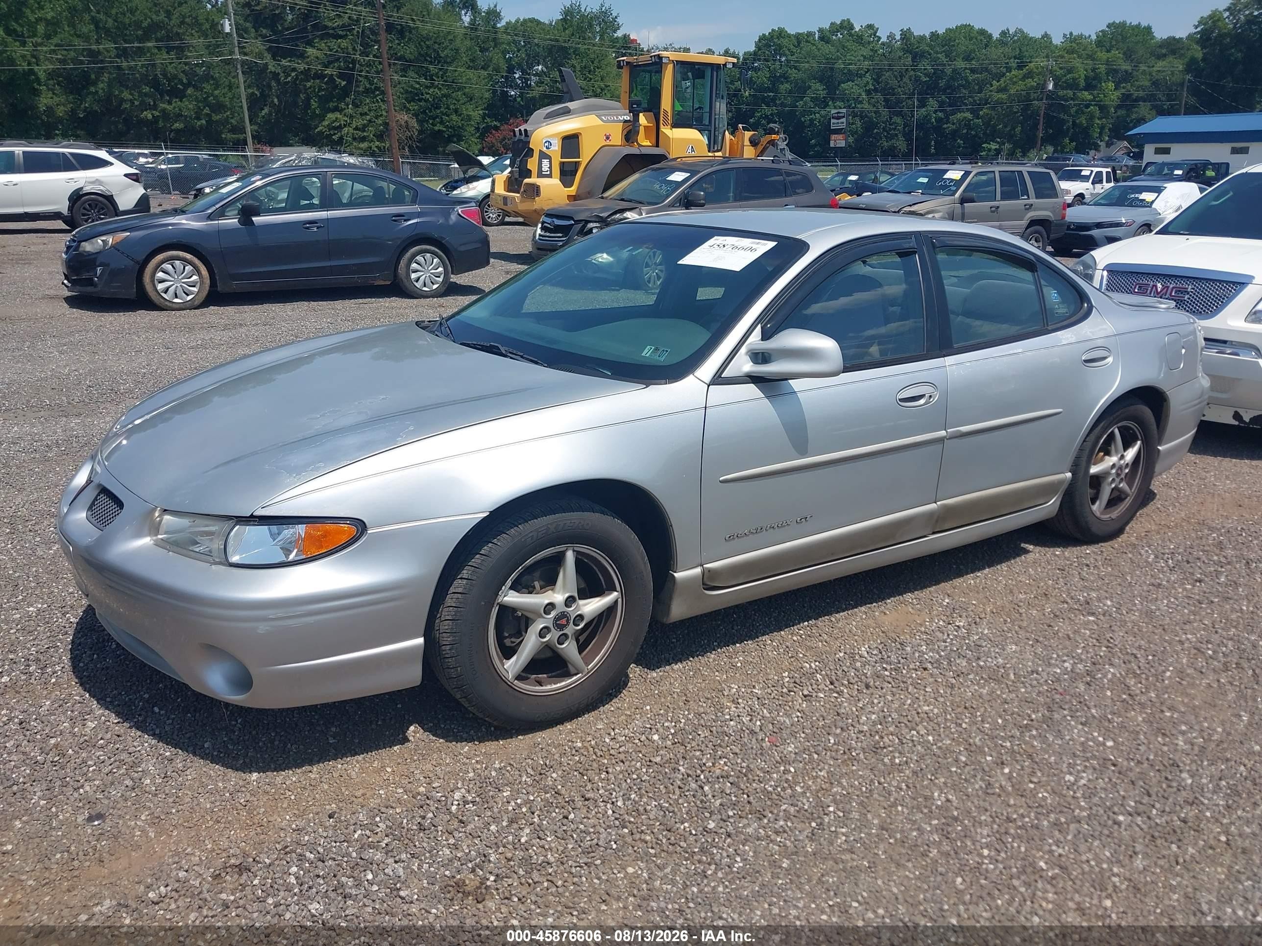 2001 Pontiac Grand Prix Gt Silver vin: 1G2WP52K41F108982