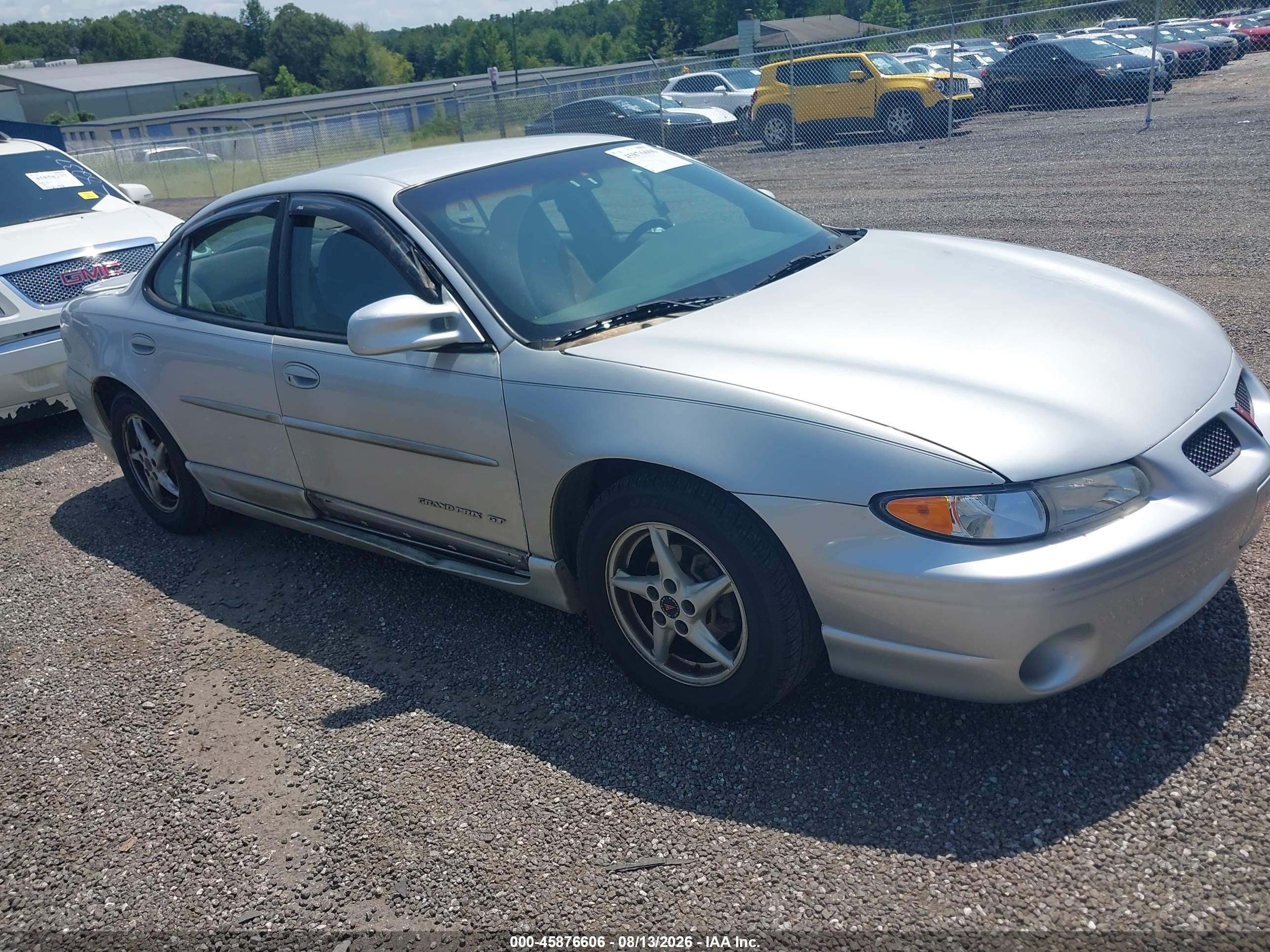 2001 Pontiac Grand Prix Gt Silver vin: 1G2WP52K41F108982