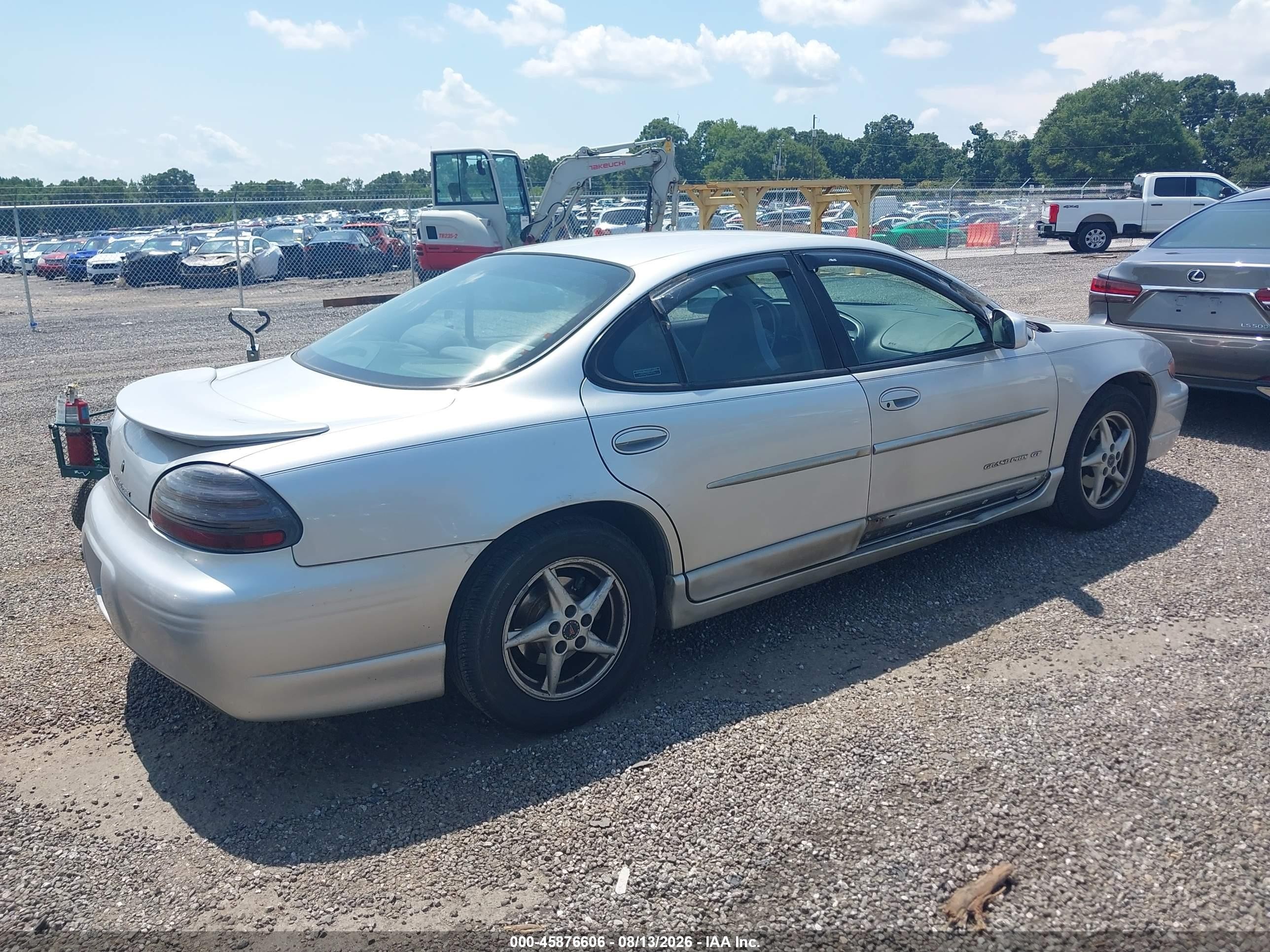 2001 Pontiac Grand Prix Gt Silver vin: 1G2WP52K41F108982