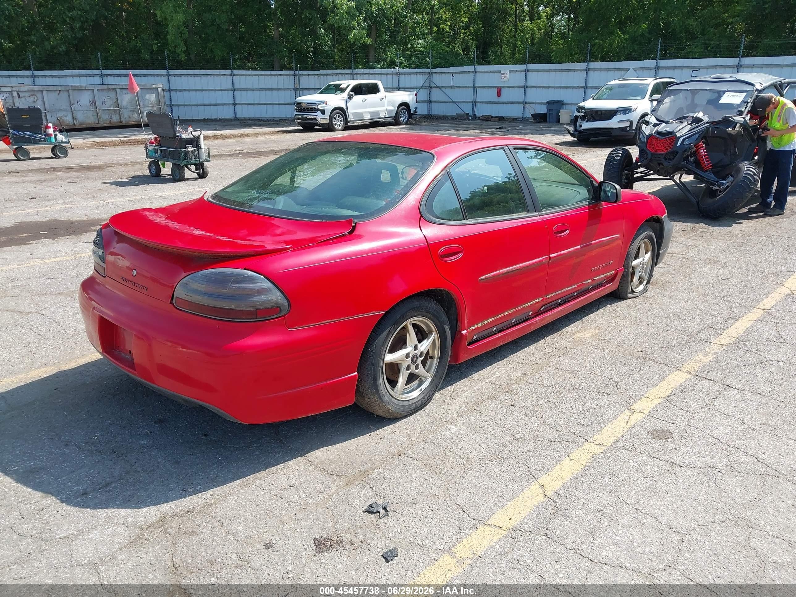 2003 Pontiac Grand Prix Gt Красный vin: 1G2WP52K43F169106
