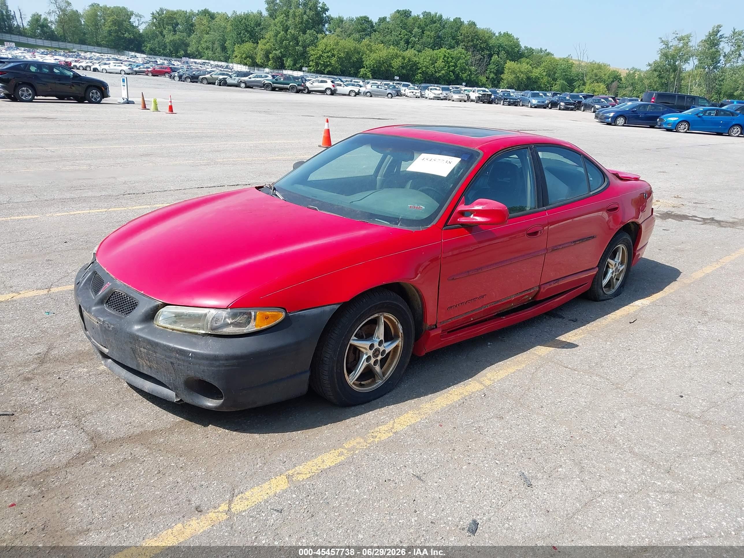 2003 Pontiac Grand Prix Gt Красный vin: 1G2WP52K43F169106