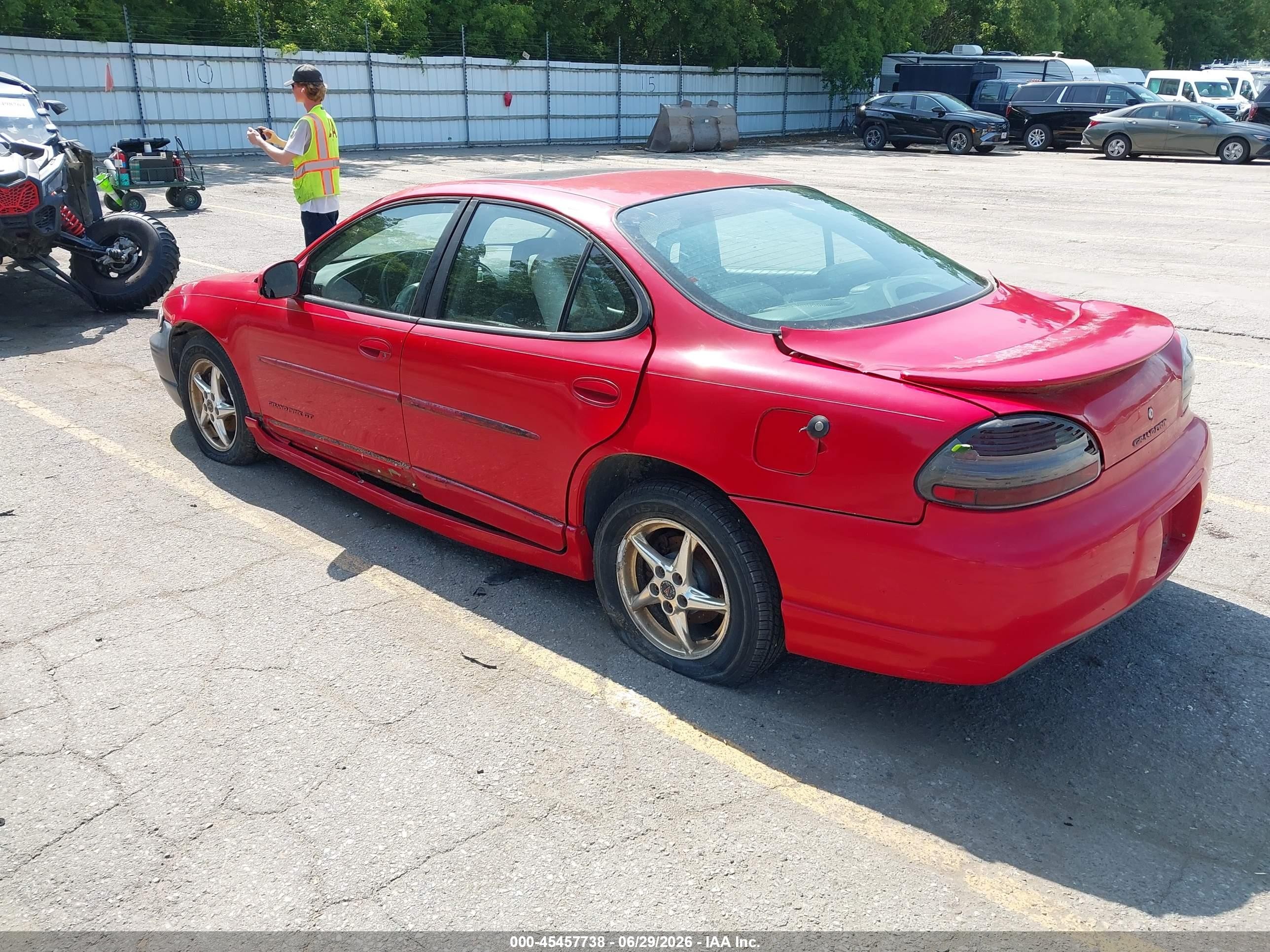 2003 Pontiac Grand Prix Gt Красный vin: 1G2WP52K43F169106