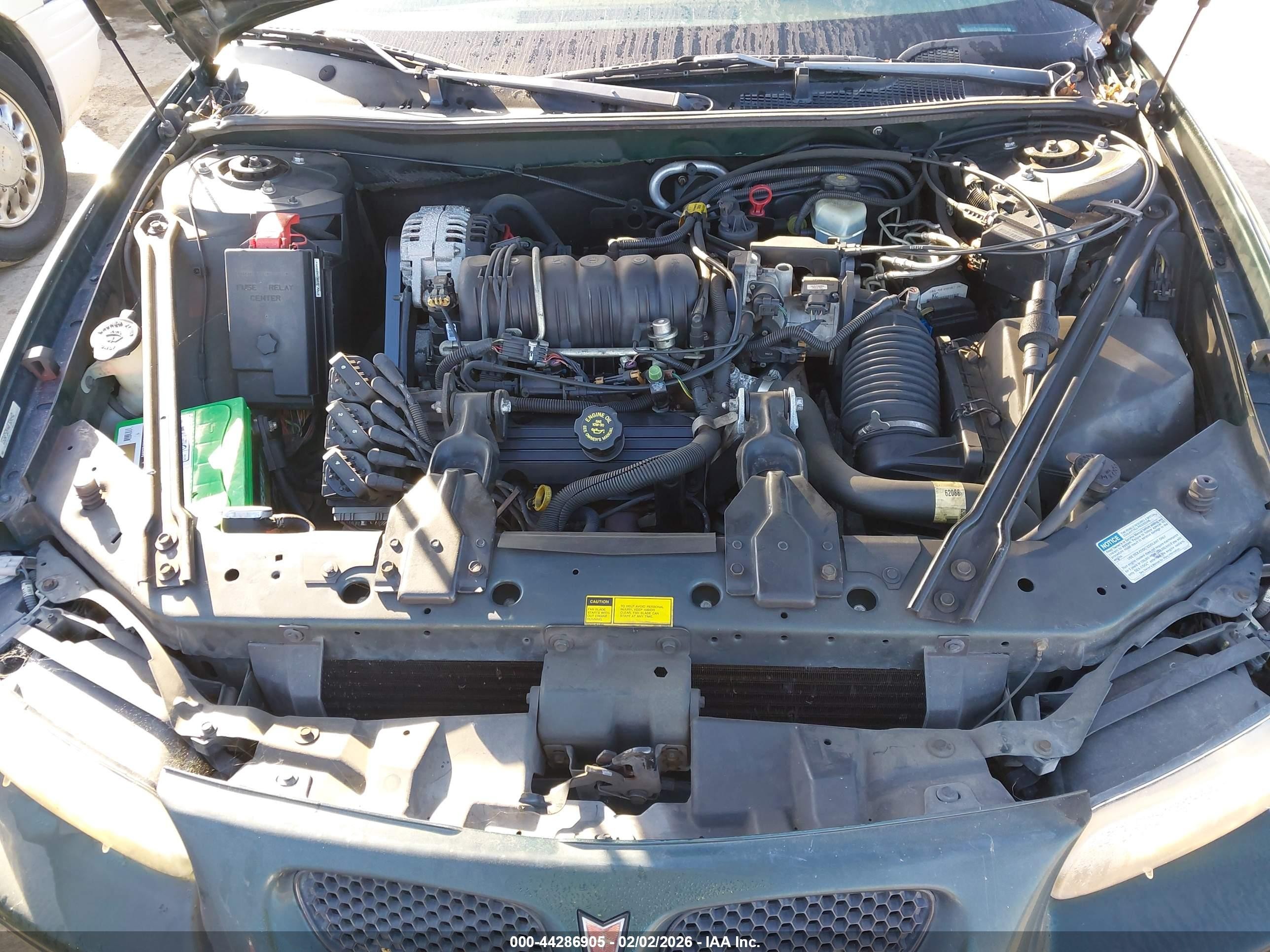 1998 Pontiac Grand Prix Gt Green vin: 1G2WP52K4WF304640