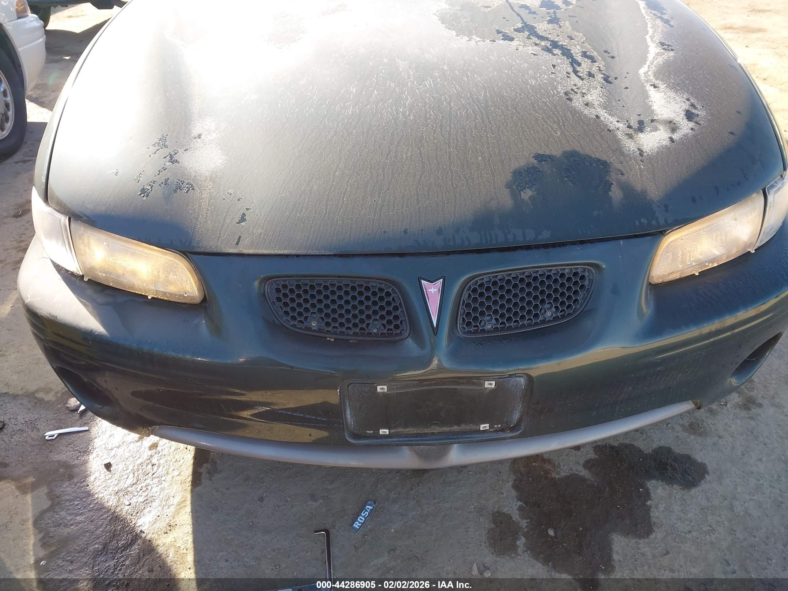 1998 Pontiac Grand Prix Gt Green vin: 1G2WP52K4WF304640
