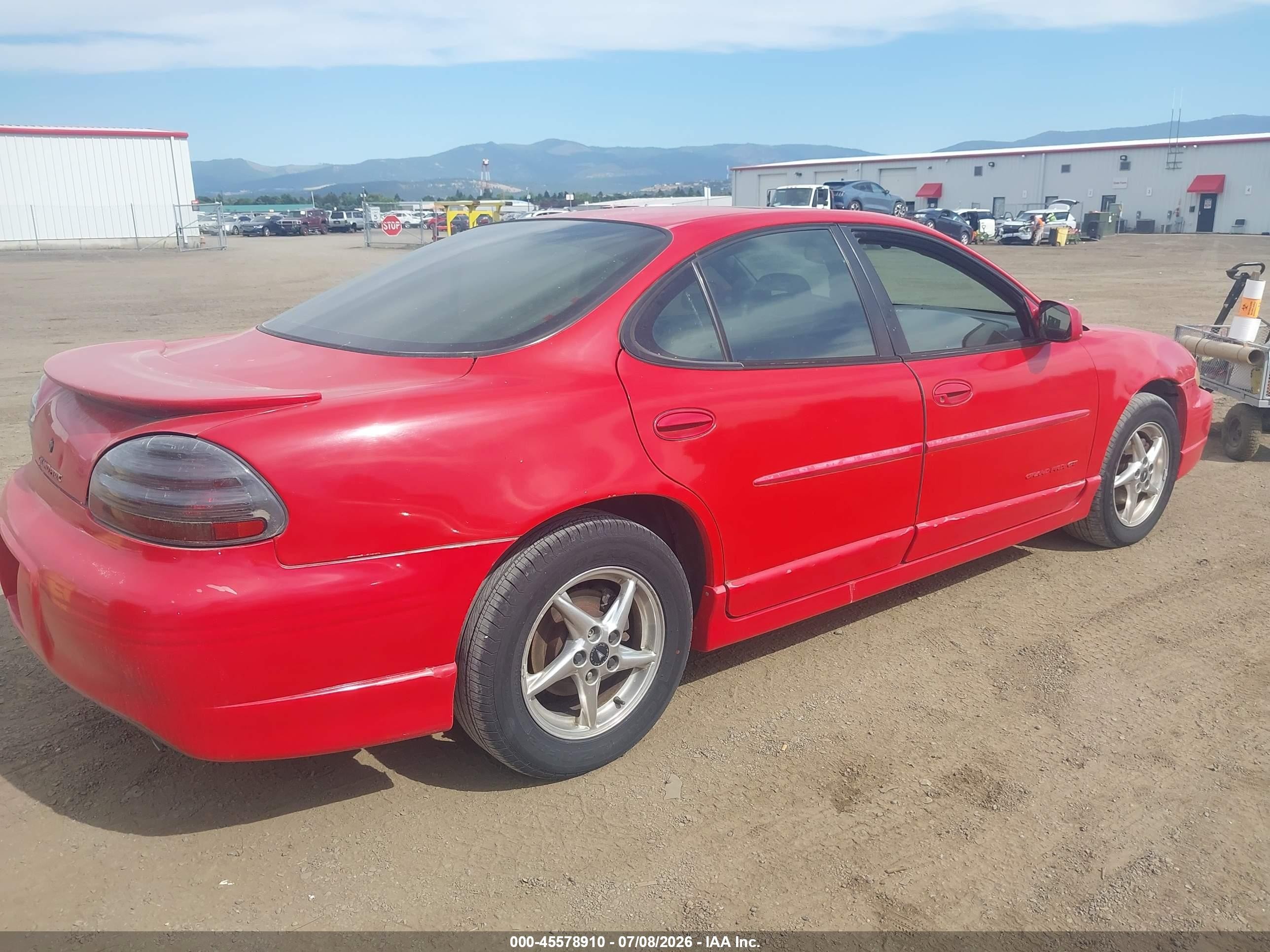 1999 Pontiac Grand Prix Gt Red vin: 1G2WP52K4XF290434