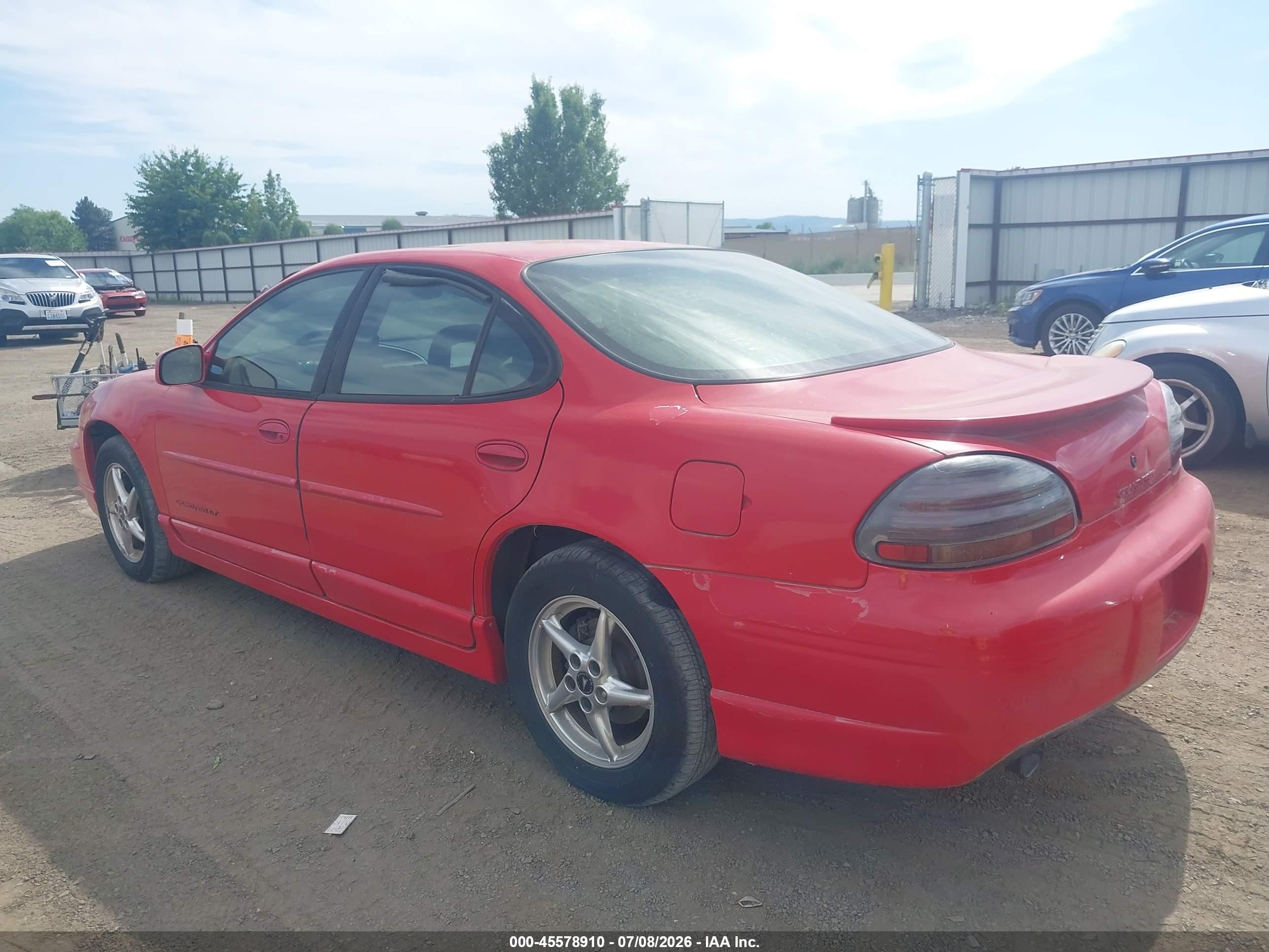 1999 Pontiac Grand Prix Gt Red vin: 1G2WP52K4XF290434