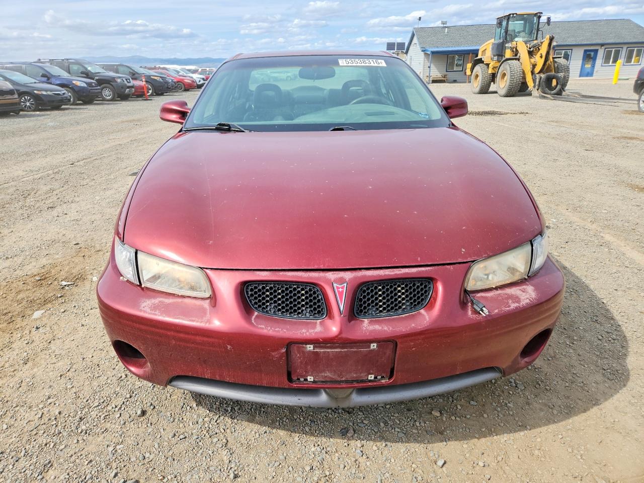 2000 Pontiac Grand Prix Gt Burgundy vin: 1G2WP52K4YF219459