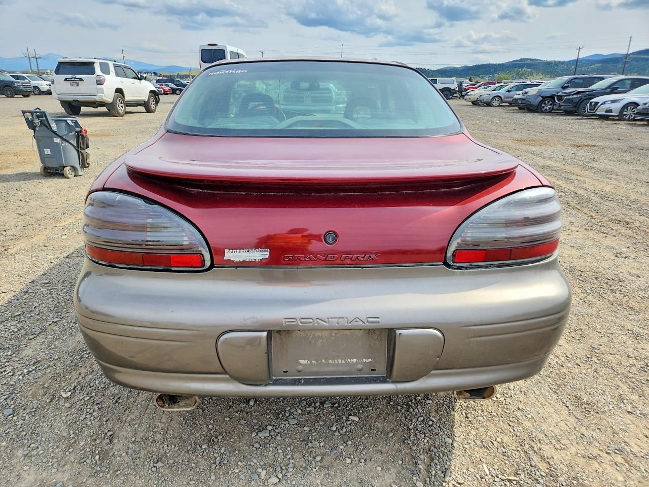 2000 Pontiac Grand Prix Gt Burgundy vin: 1G2WP52K4YF219459