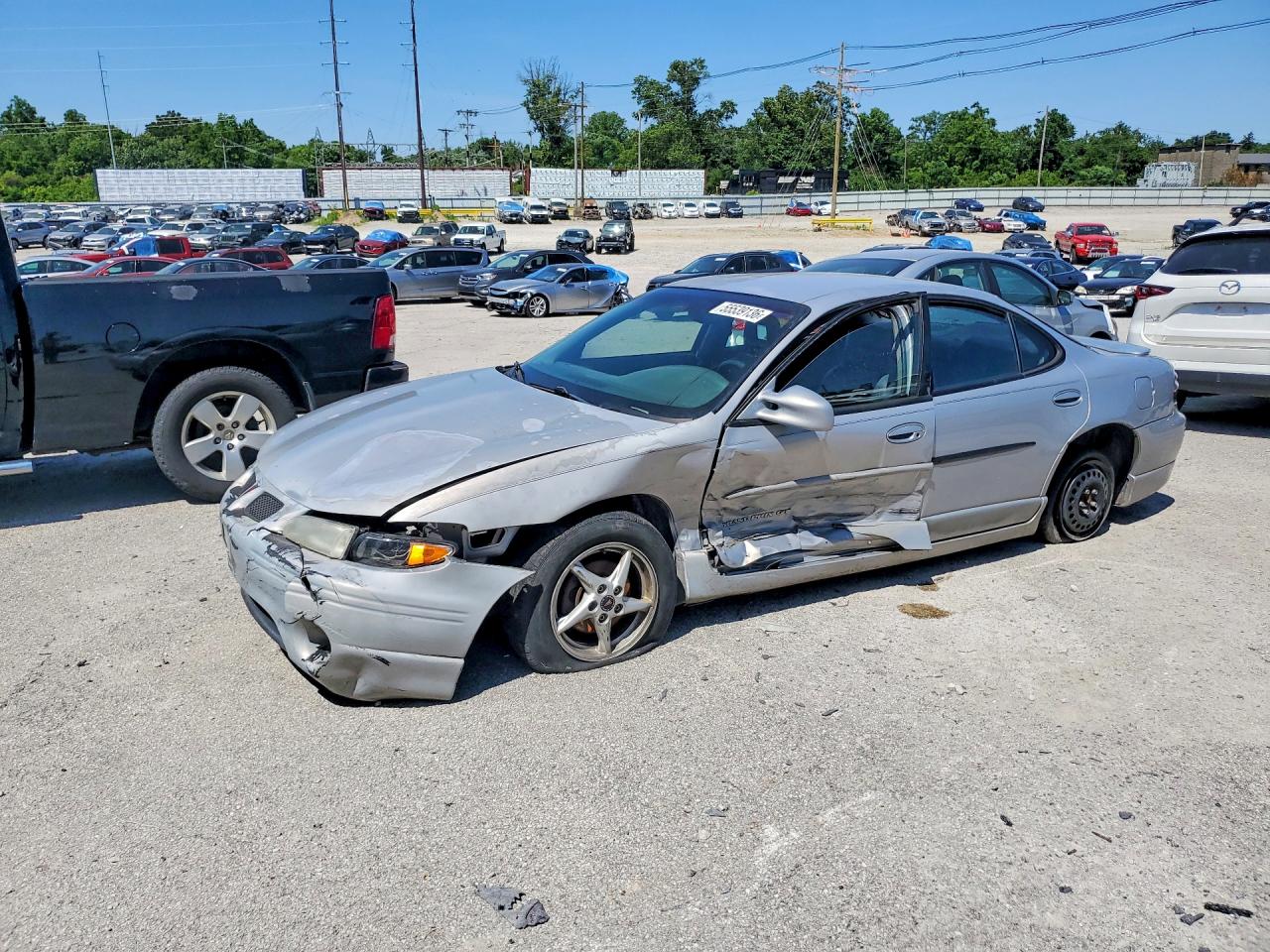 2000 Pontiac Grand Prix Gt Silver vin: 1G2WP52K4YF308786