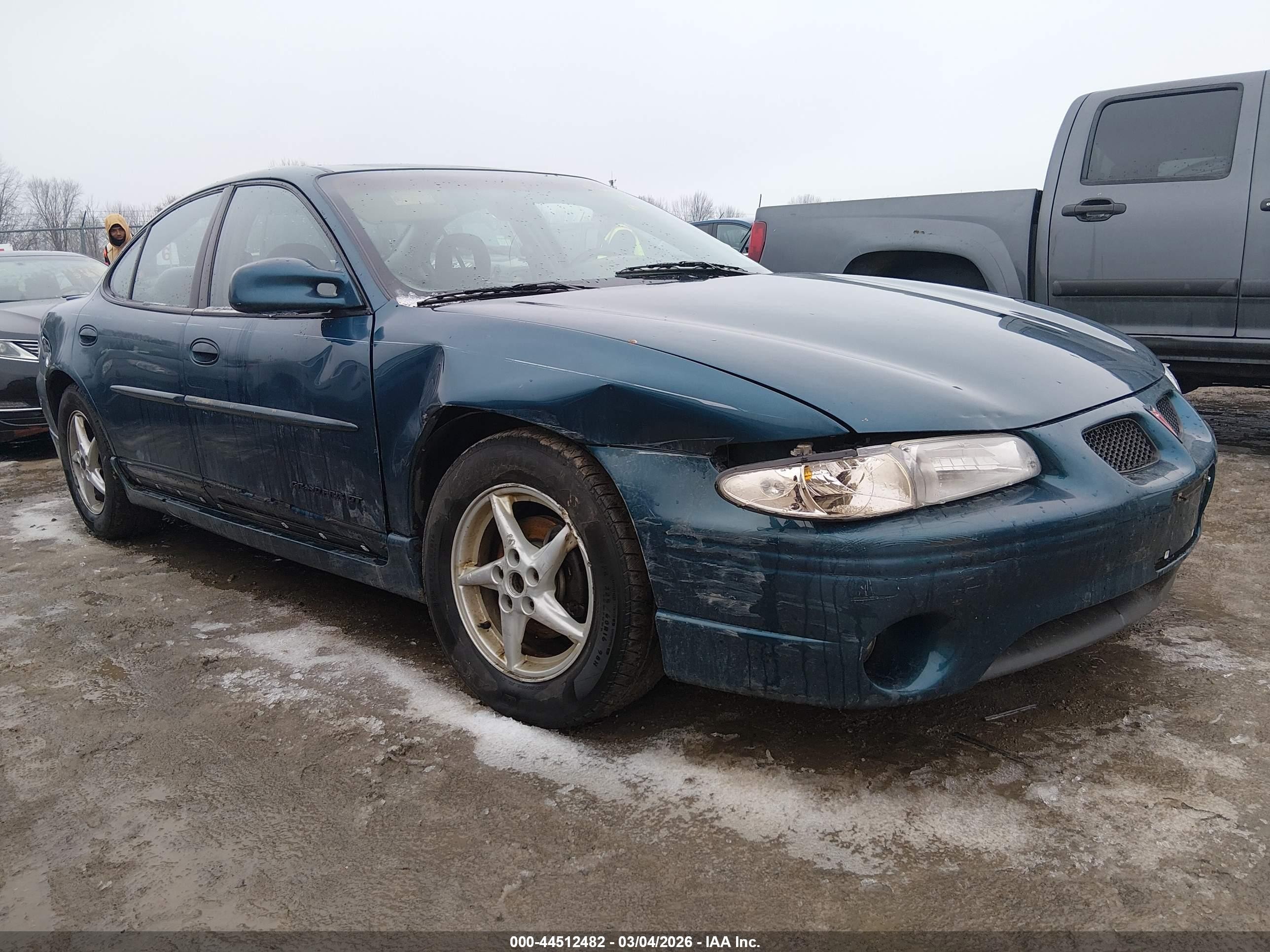 2003 Pontiac Grand Prix Gt Turquoise vin: 1G2WP52K53F118309