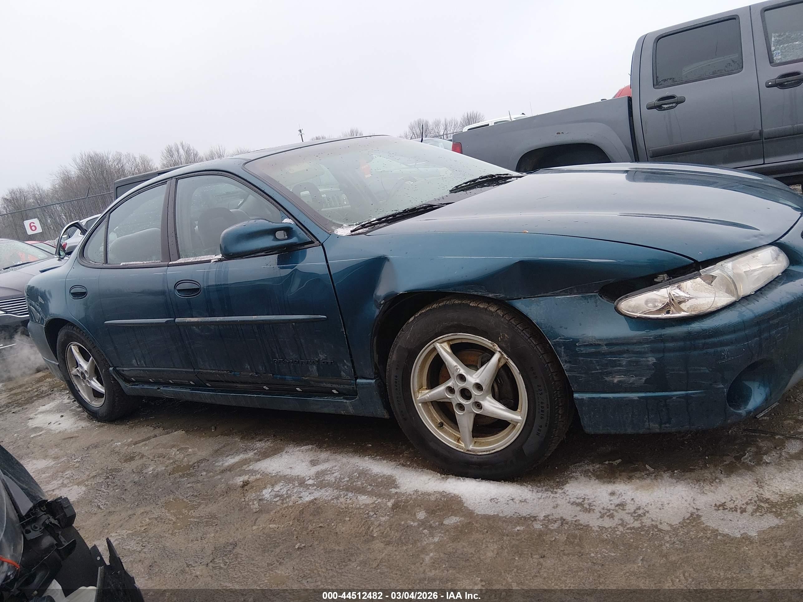 2003 Pontiac Grand Prix Gt Turquoise vin: 1G2WP52K53F118309