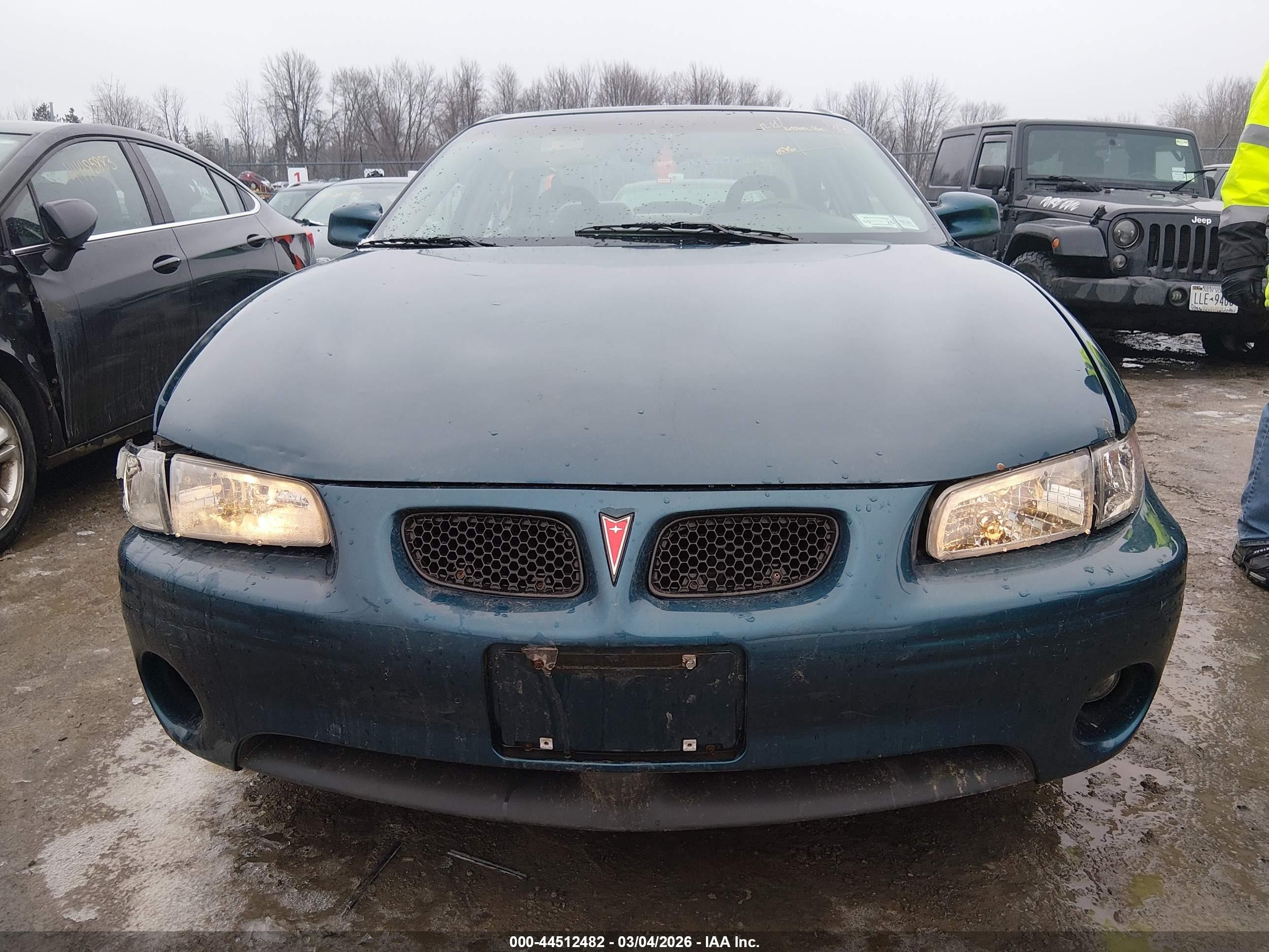 2003 Pontiac Grand Prix Gt Turquoise vin: 1G2WP52K53F118309
