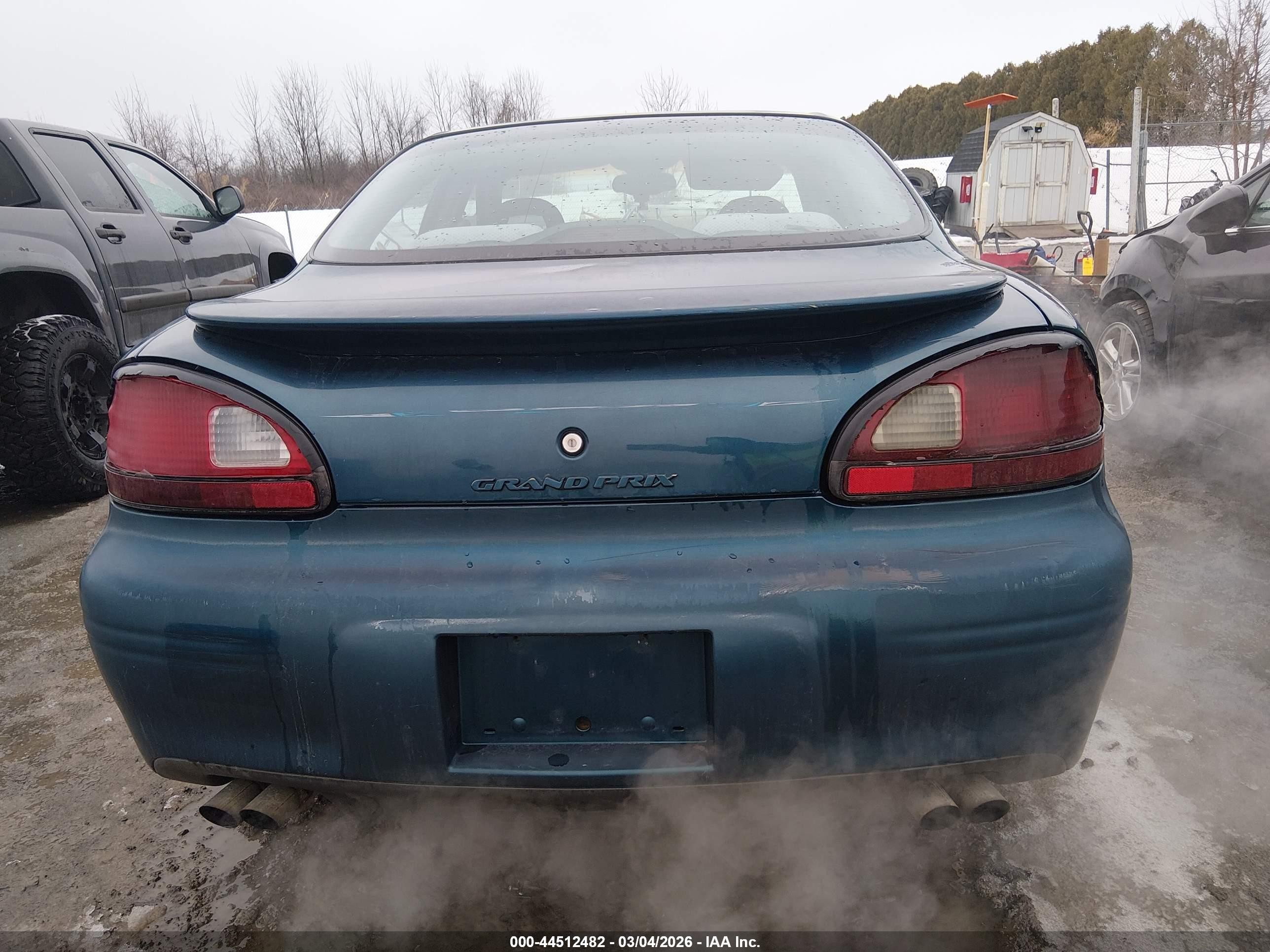 2003 Pontiac Grand Prix Gt Turquoise vin: 1G2WP52K53F118309