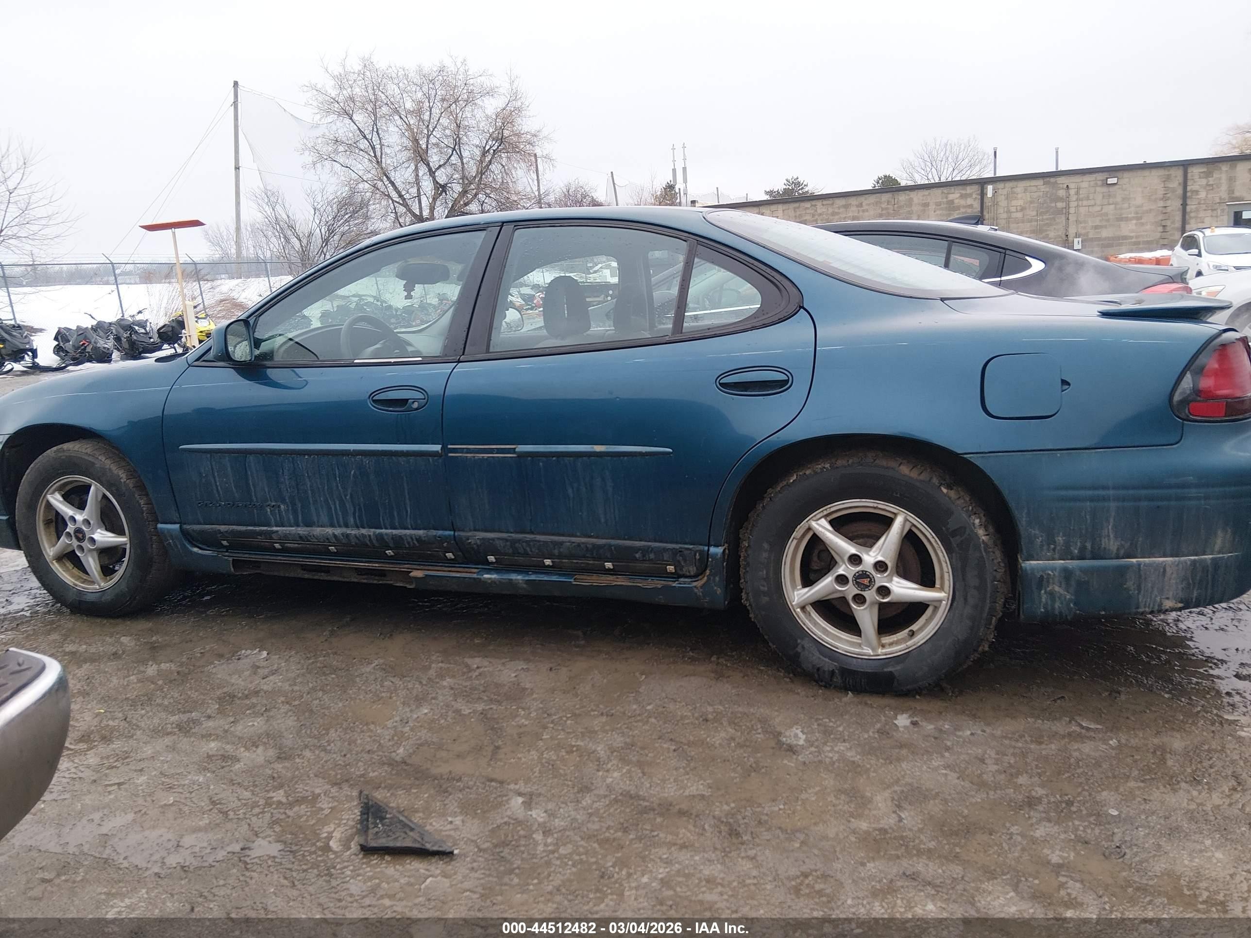 2003 Pontiac Grand Prix Gt Turquoise vin: 1G2WP52K53F118309