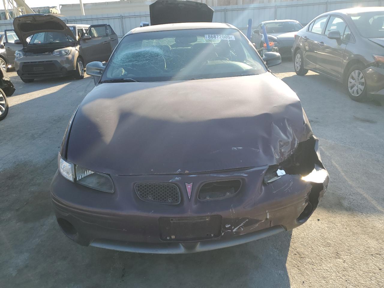 1997 Pontiac Grand Prix Gt Purple vin: 1G2WP52K5VF297521