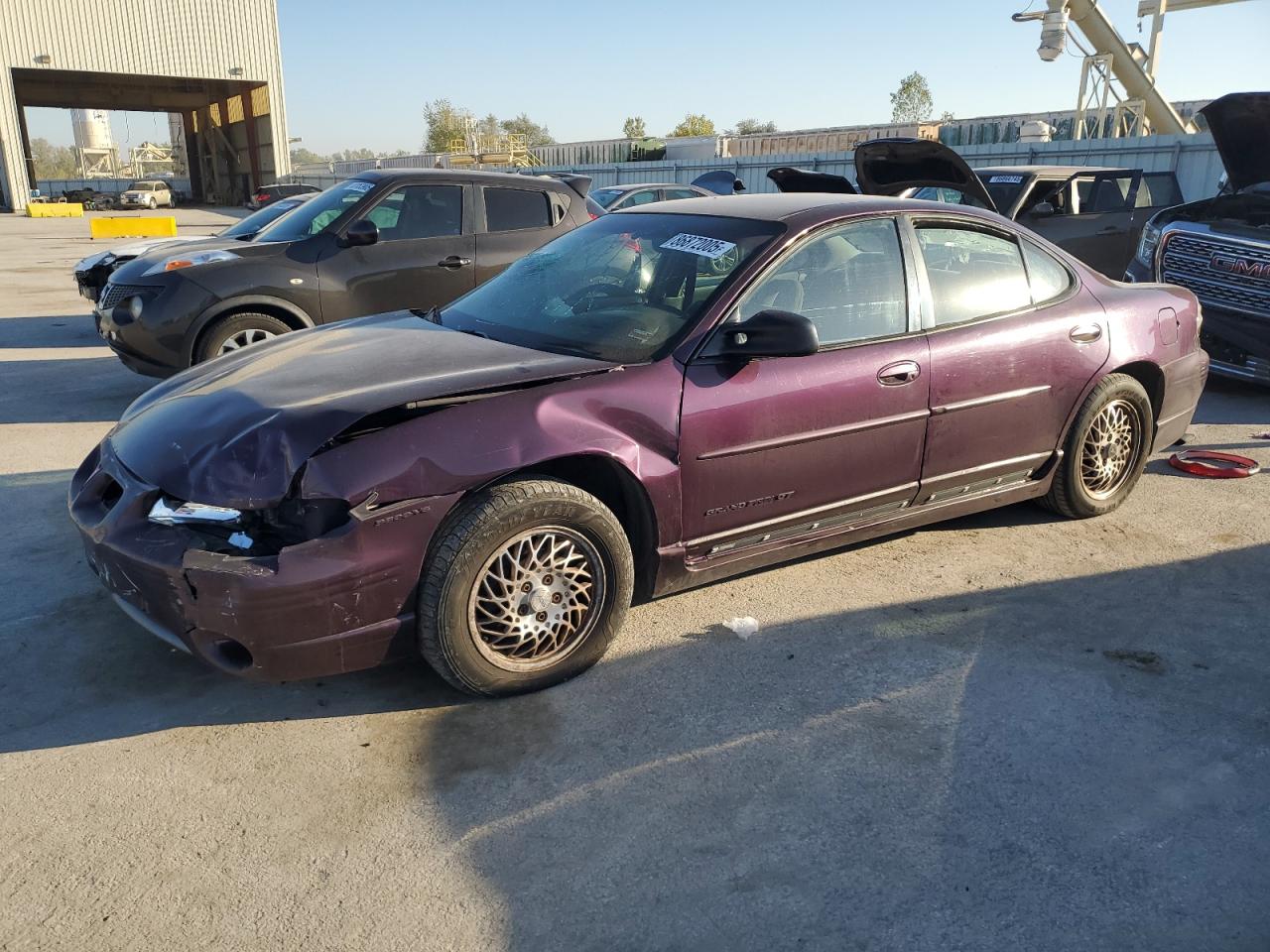 1997 Pontiac Grand Prix Gt Purple vin: 1G2WP52K5VF297521