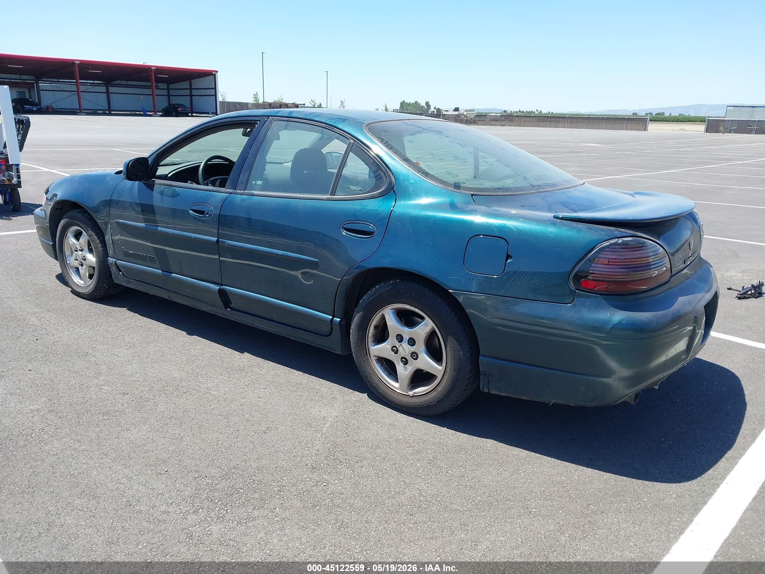 1997 Pontiac Grand Prix Gt Green vin: 1G2WP52K5VF310414
