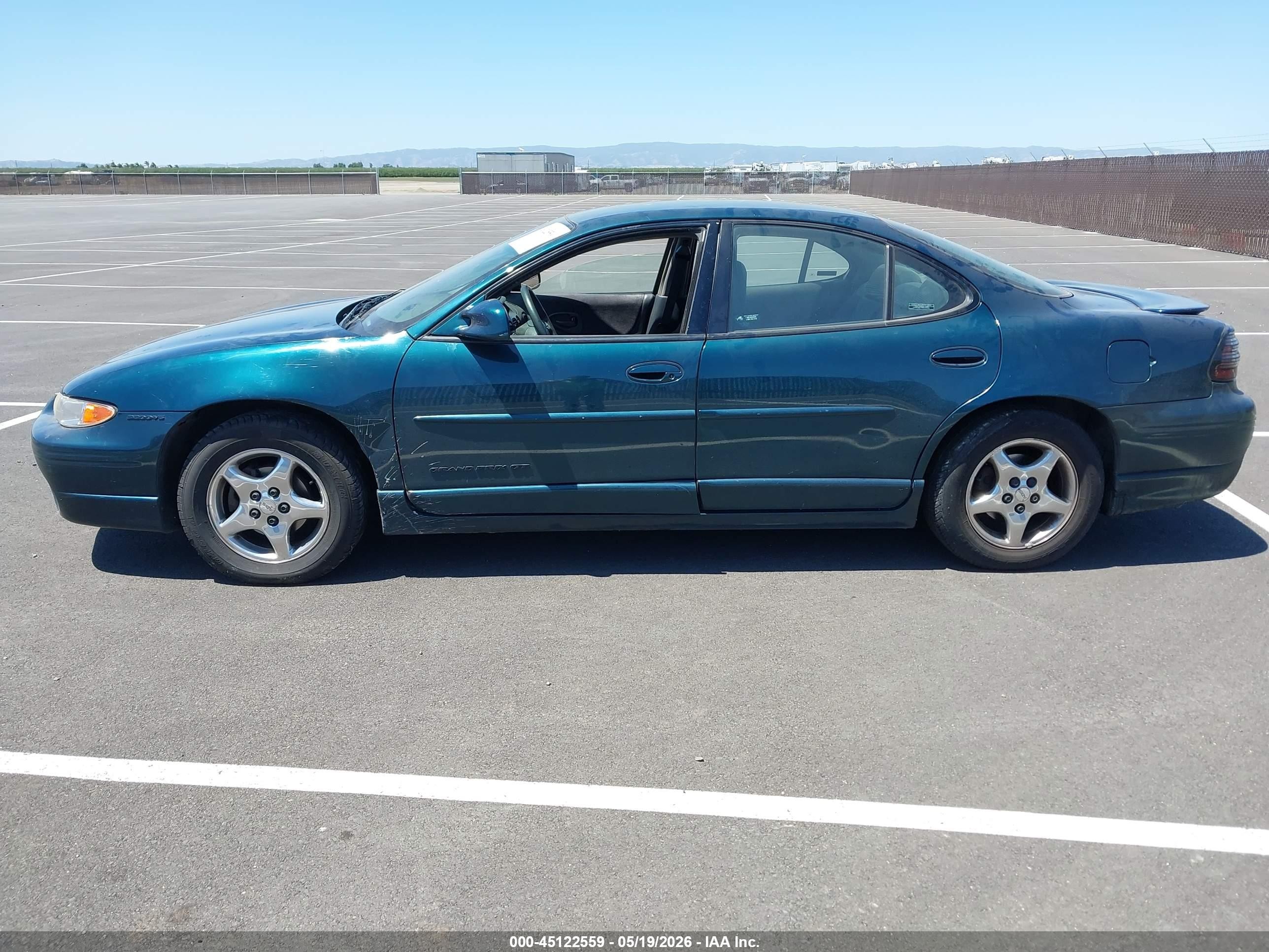 1997 Pontiac Grand Prix Gt Green vin: 1G2WP52K5VF310414