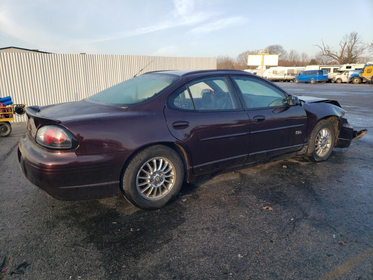 2002 Pontiac Grand Prix Gt Maroon vin: 1G2WP52K62F186908