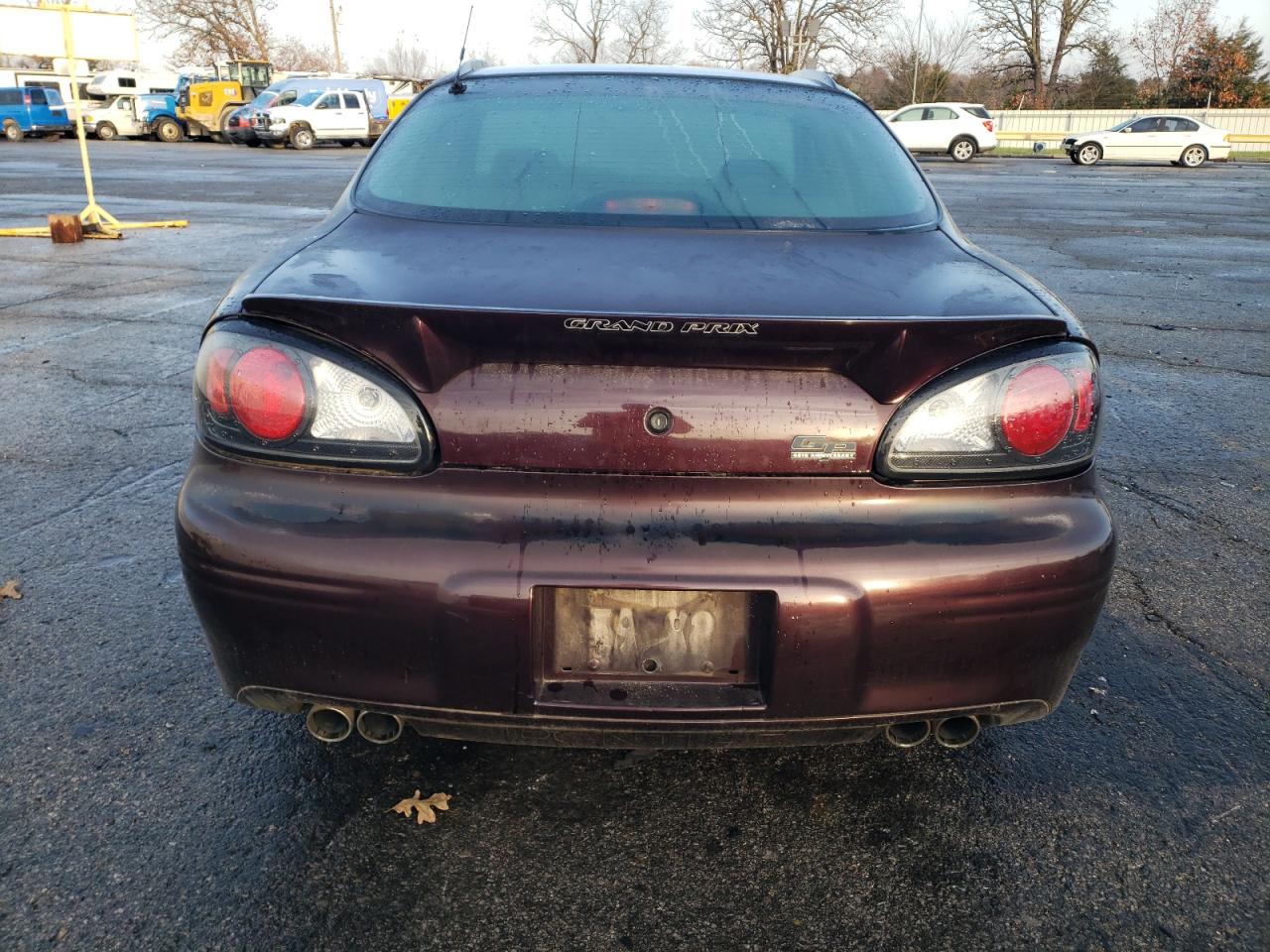 2002 Pontiac Grand Prix Gt Maroon vin: 1G2WP52K62F186908