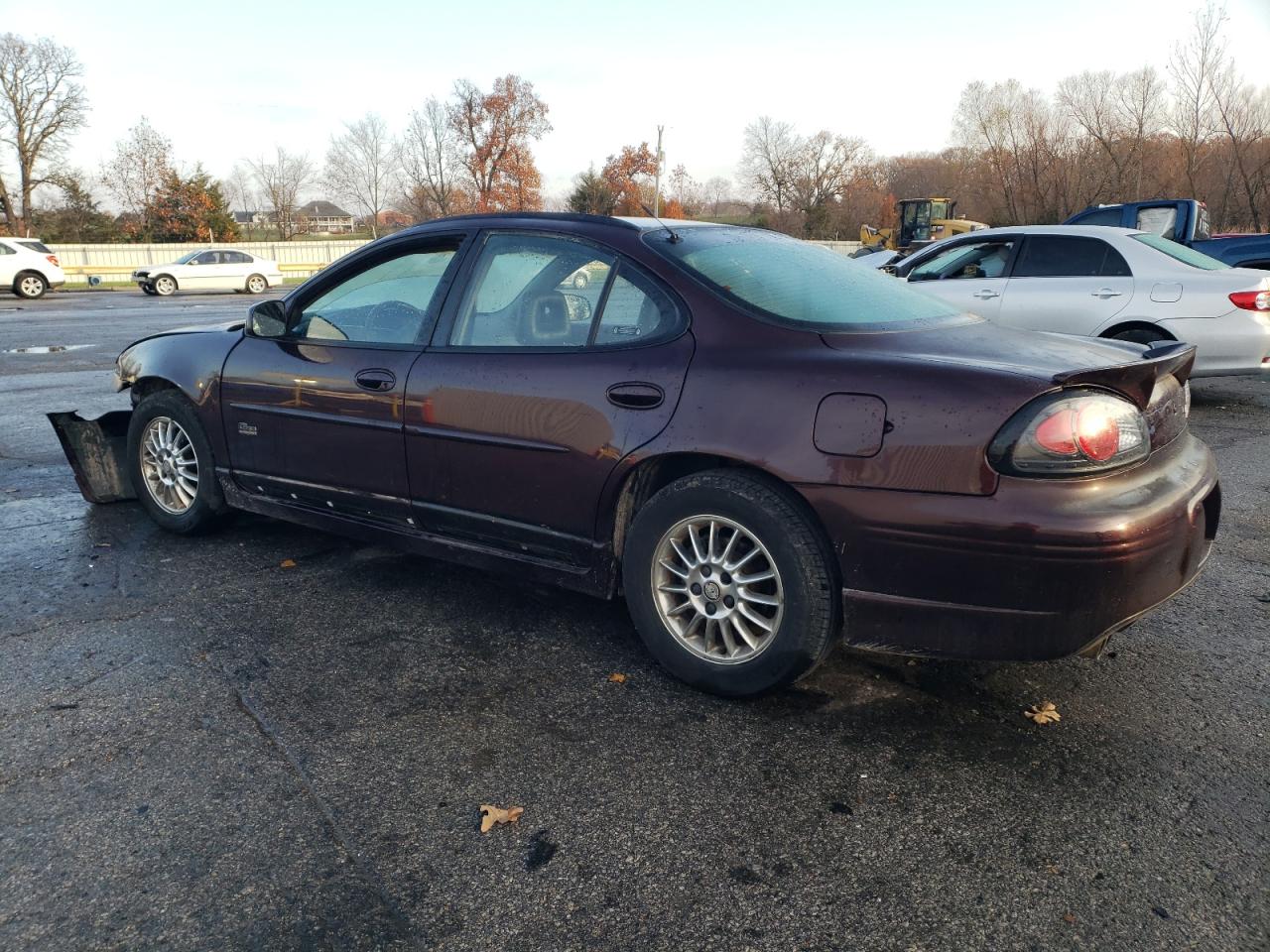 2002 Pontiac Grand Prix Gt Maroon vin: 1G2WP52K62F186908