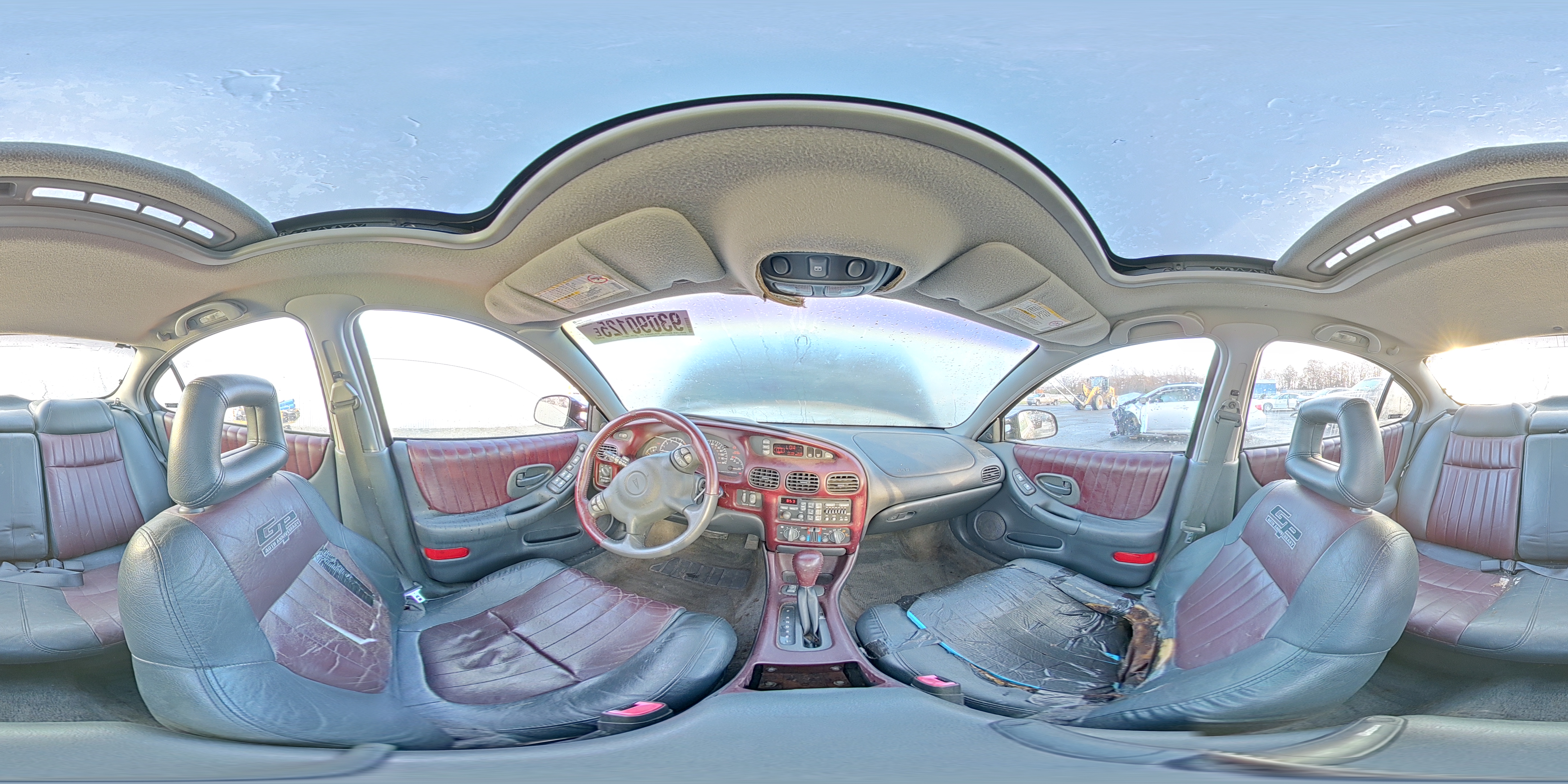 2002 Pontiac Grand Prix Gt Maroon vin: 1G2WP52K62F186908