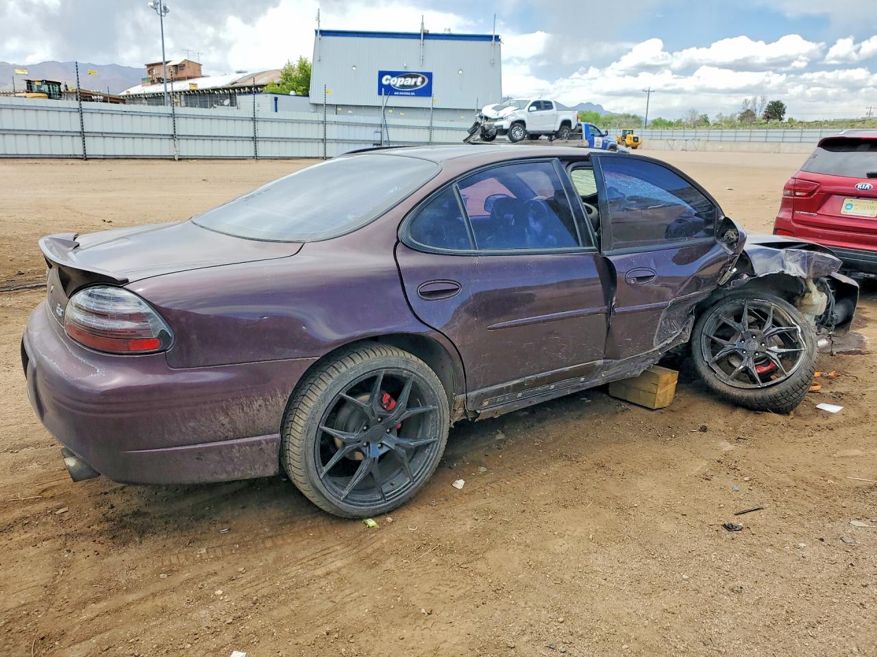 2002 Pontiac Grand Prix Gt Burgundy vin: 1G2WP52K62F265334