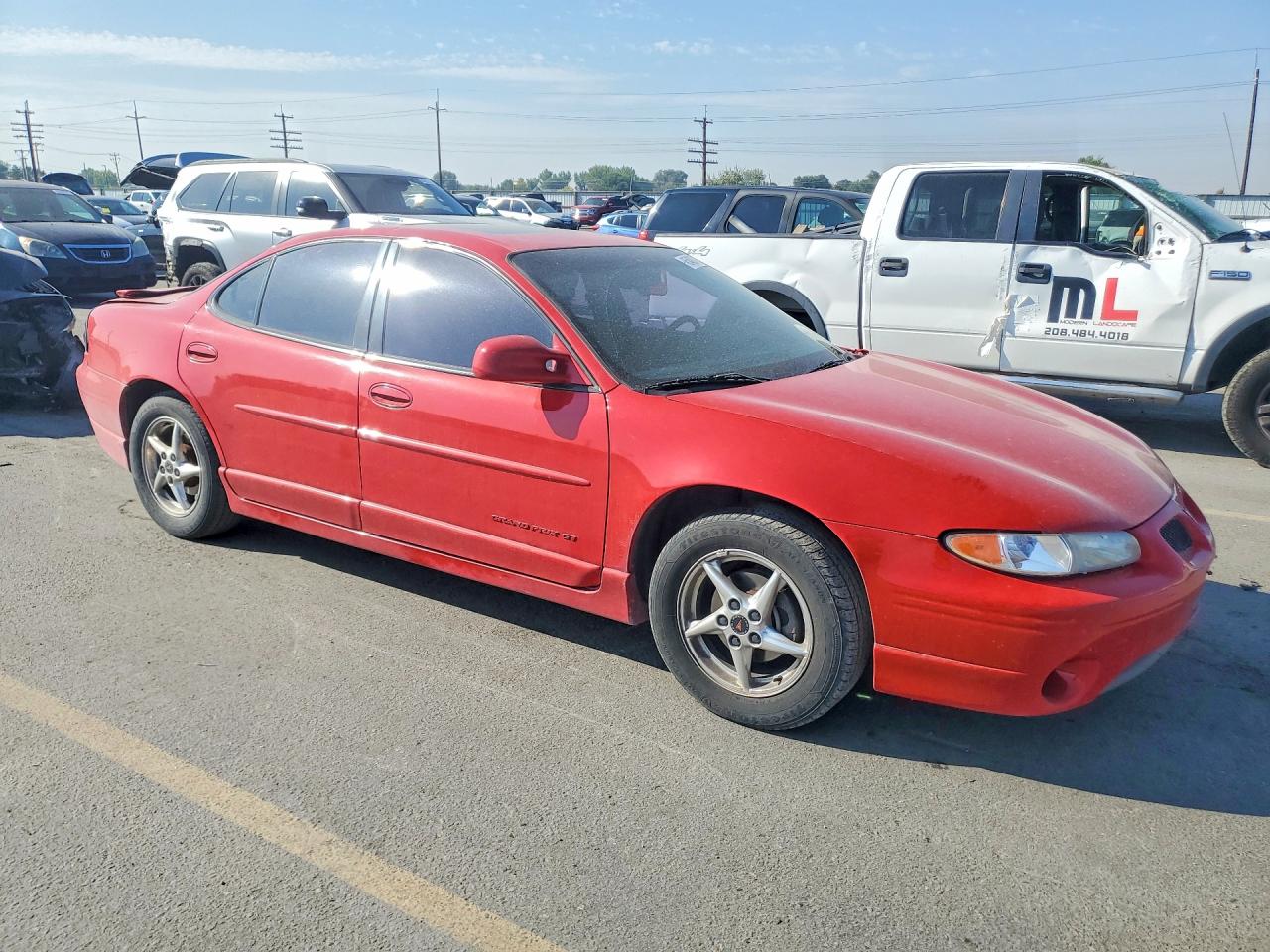 2003 Pontiac Grand Prix Gt Красный vin: 1G2WP52K83F140045