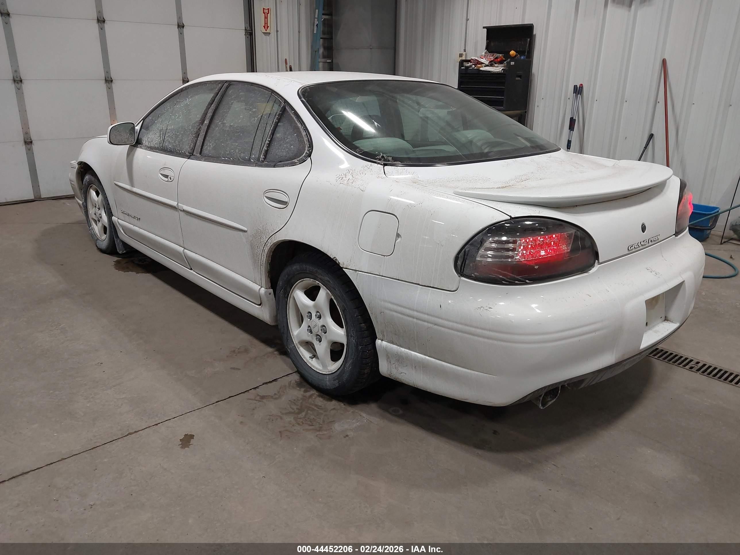 1997 Pontiac Grand Prix Gt Белый vin: 1G2WP52K8VF330544