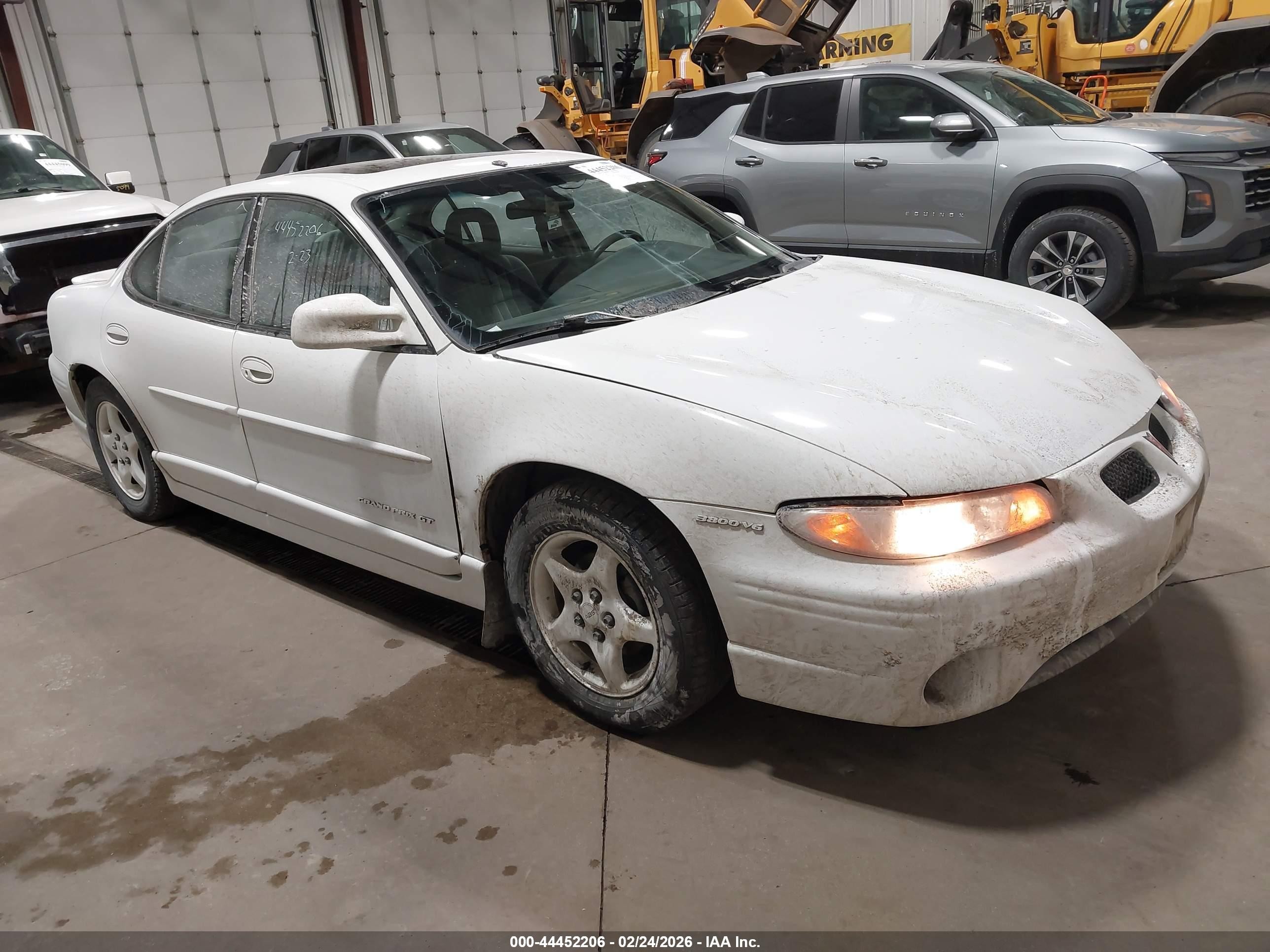 1997 Pontiac Grand Prix Gt Белый vin: 1G2WP52K8VF330544