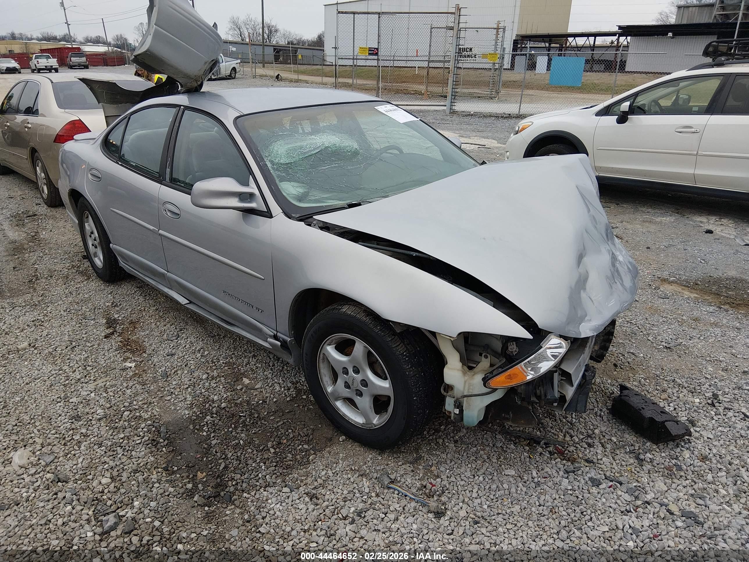 1998 Pontiac Grand Prix Gt Серый vin: 1G2WP52K8WF241865