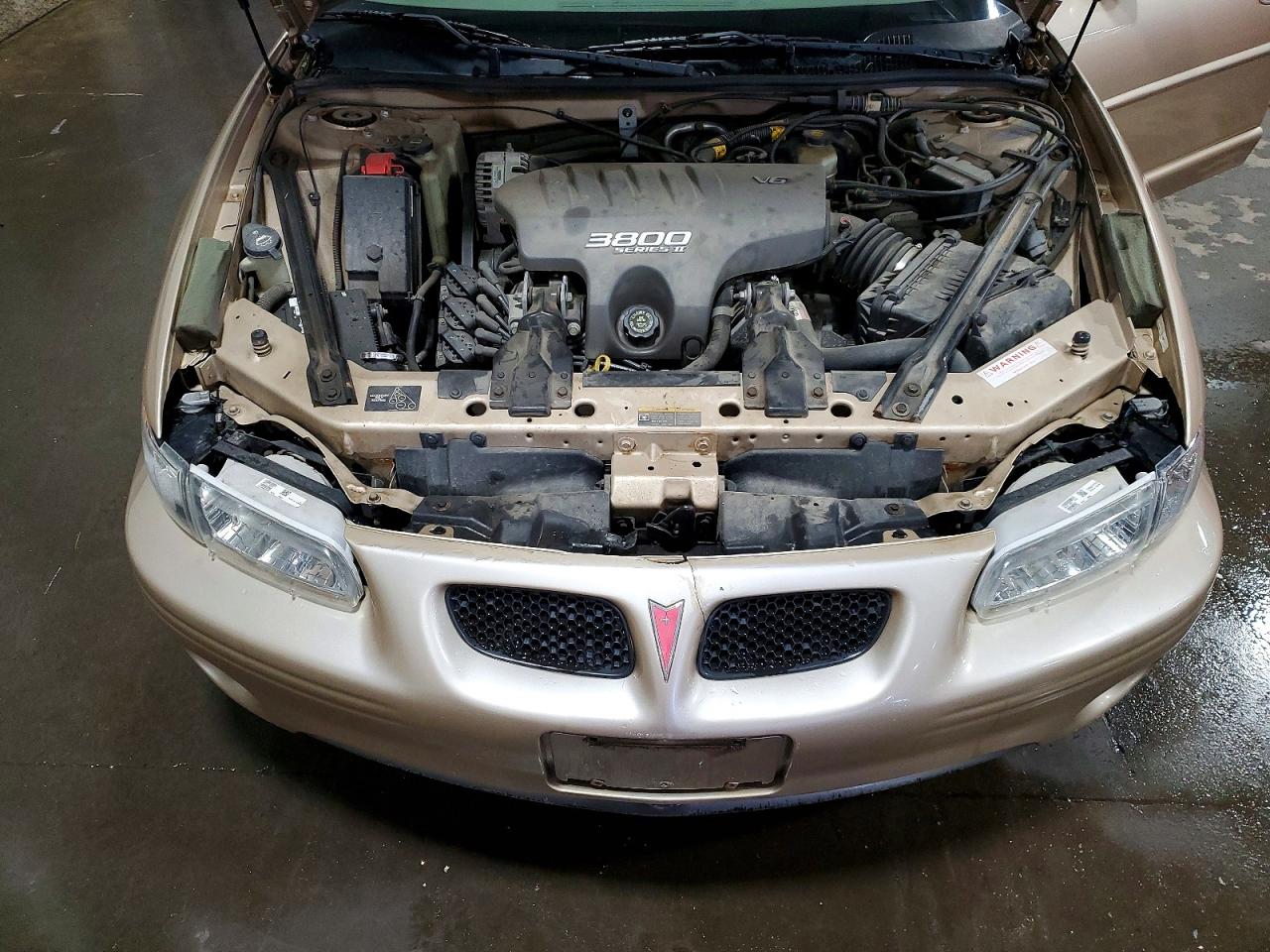 2002 Pontiac Grand Prix Gt Tan vin: 1G2WP52K92F238595