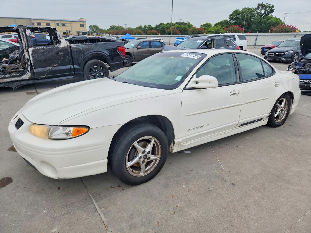 2002 Pontiac Grand Prix Gt White vin: 1G2WP52KX2F197698