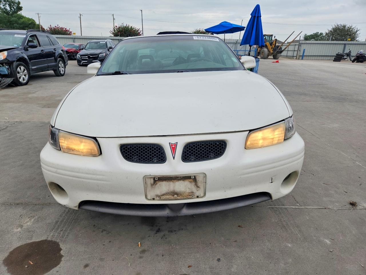 2002 Pontiac Grand Prix Gt White vin: 1G2WP52KX2F197698