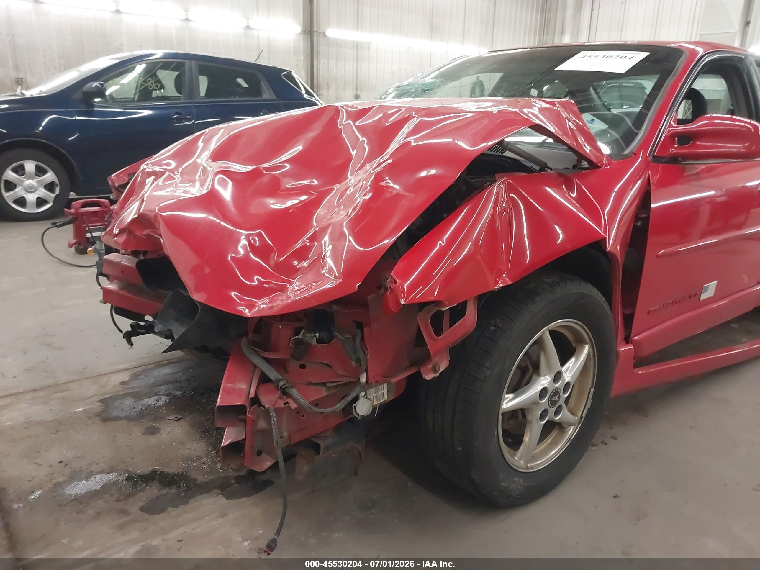 2003 Pontiac Grand Prix Gt Red vin: 1G2WP52KX3F123893
