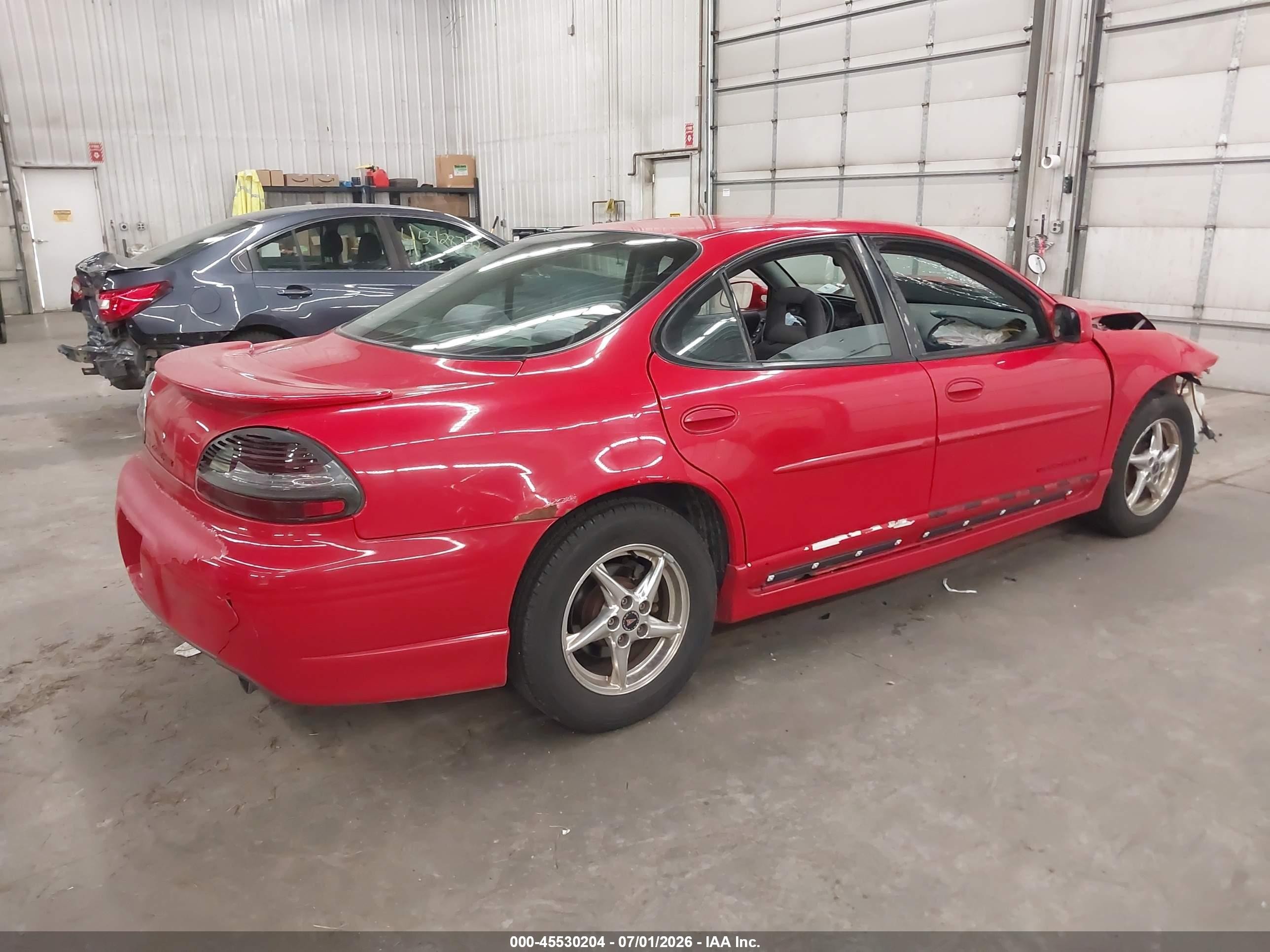 2003 Pontiac Grand Prix Gt Red vin: 1G2WP52KX3F123893