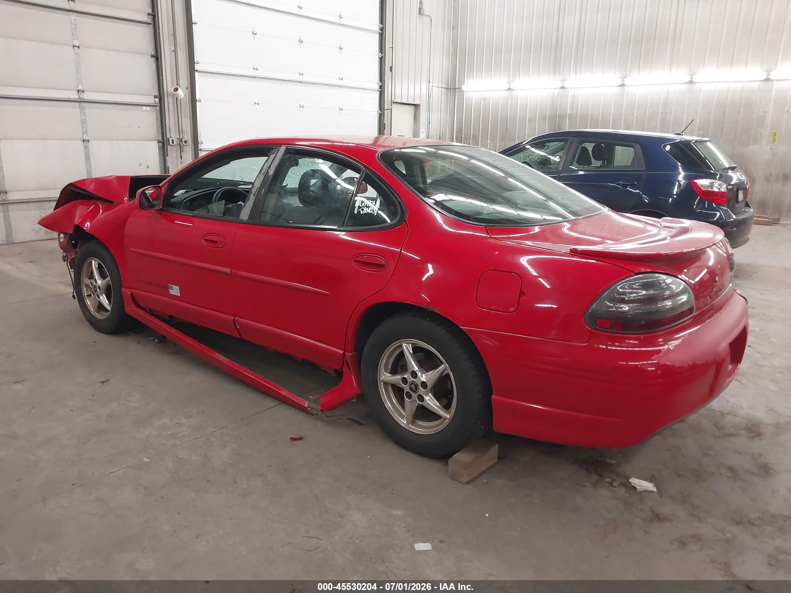 2003 Pontiac Grand Prix Gt Red vin: 1G2WP52KX3F123893