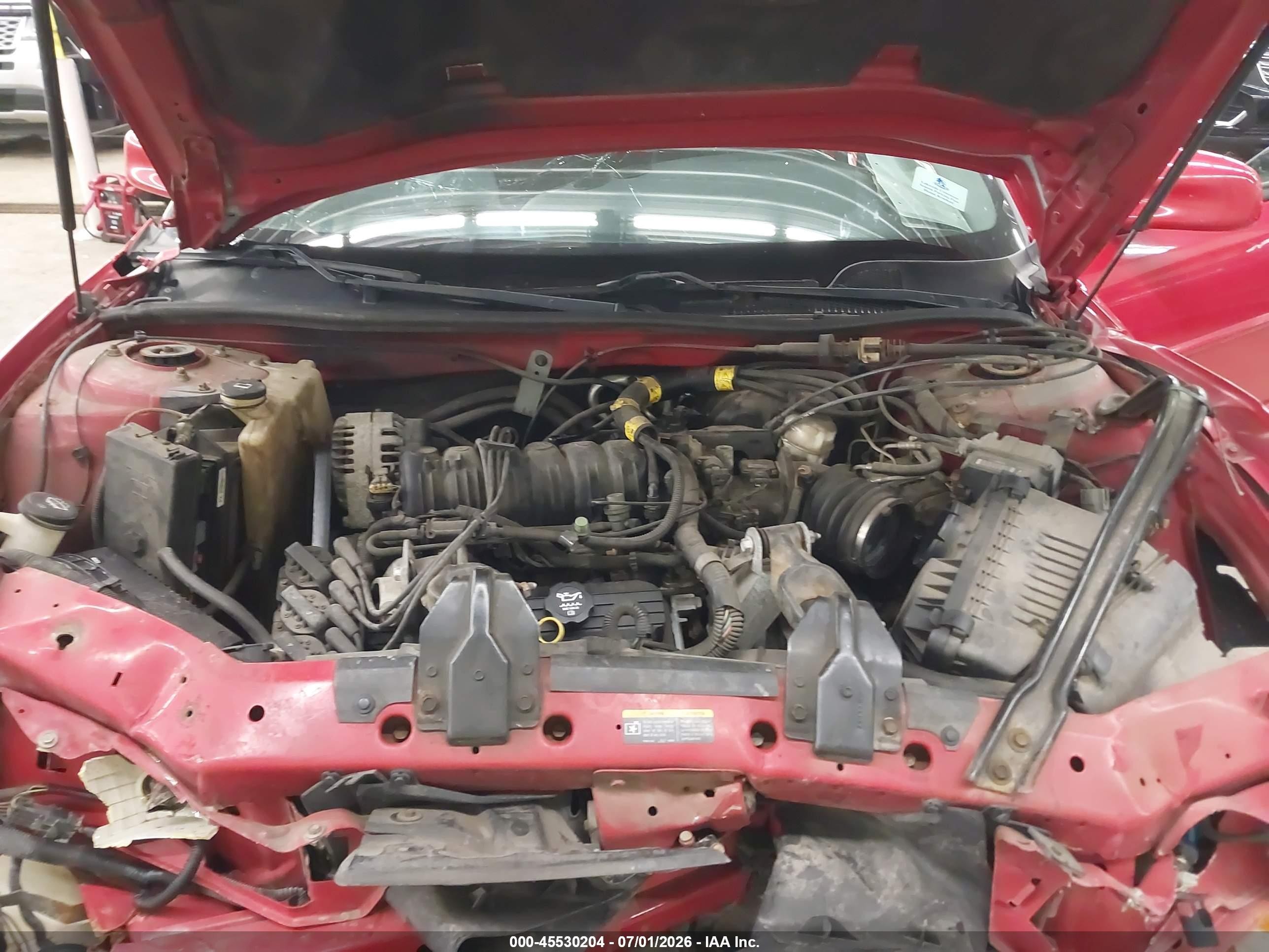 2003 Pontiac Grand Prix Gt Red vin: 1G2WP52KX3F123893