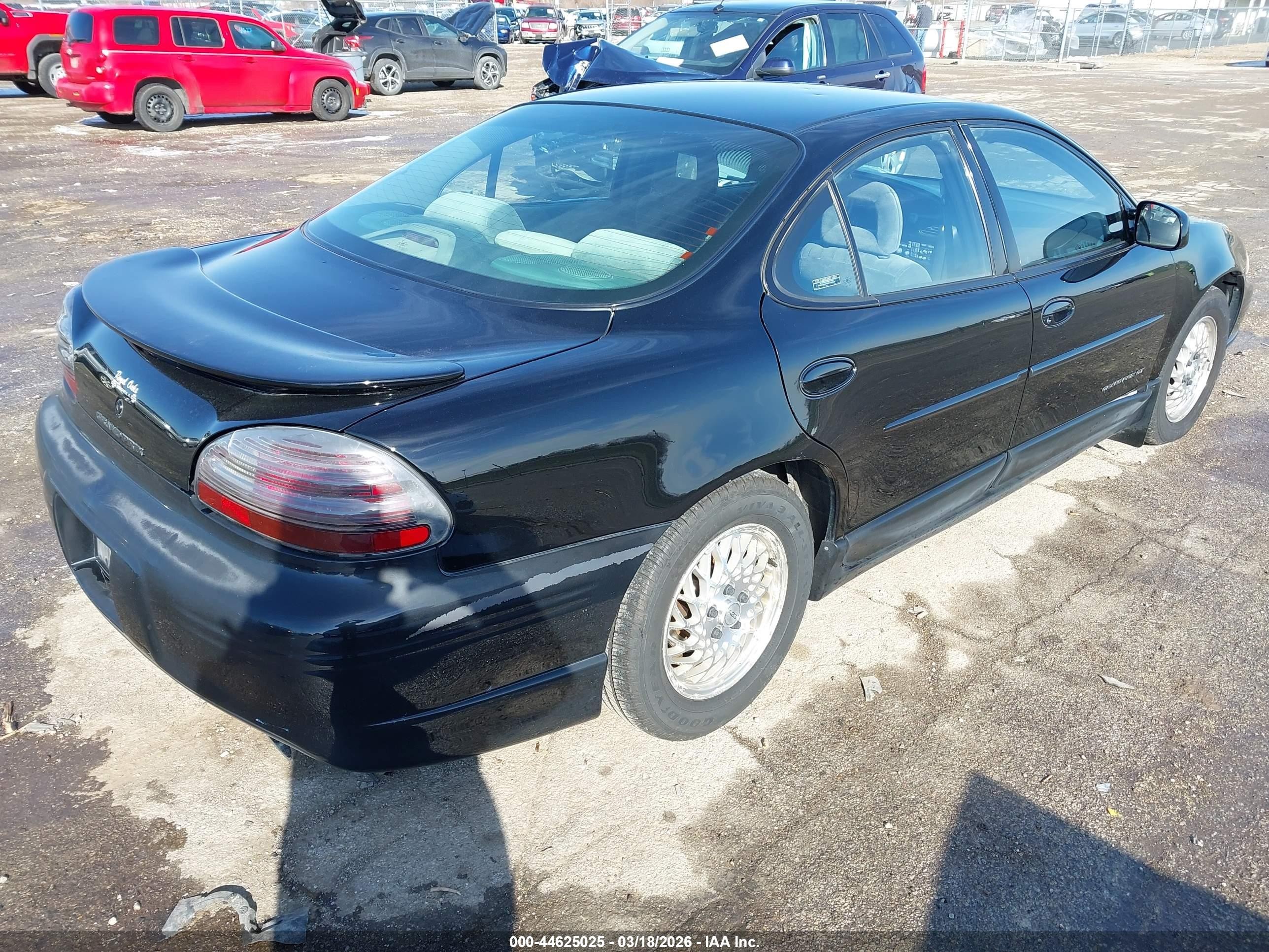 1998 Pontiac Grand Prix Gt Черный vin: 1G2WP52KXWF337786