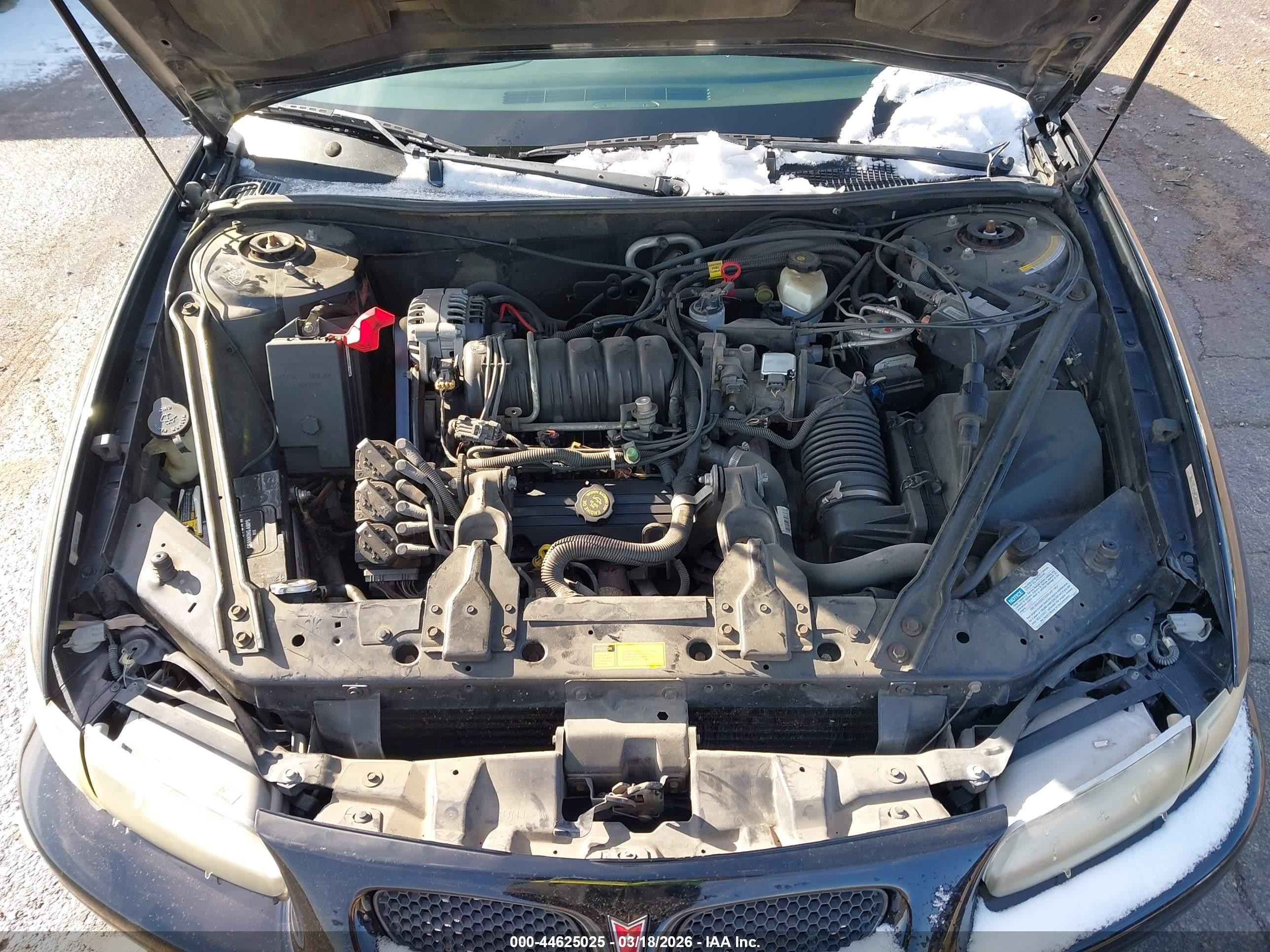 1998 Pontiac Grand Prix Gt Черный vin: 1G2WP52KXWF337786
