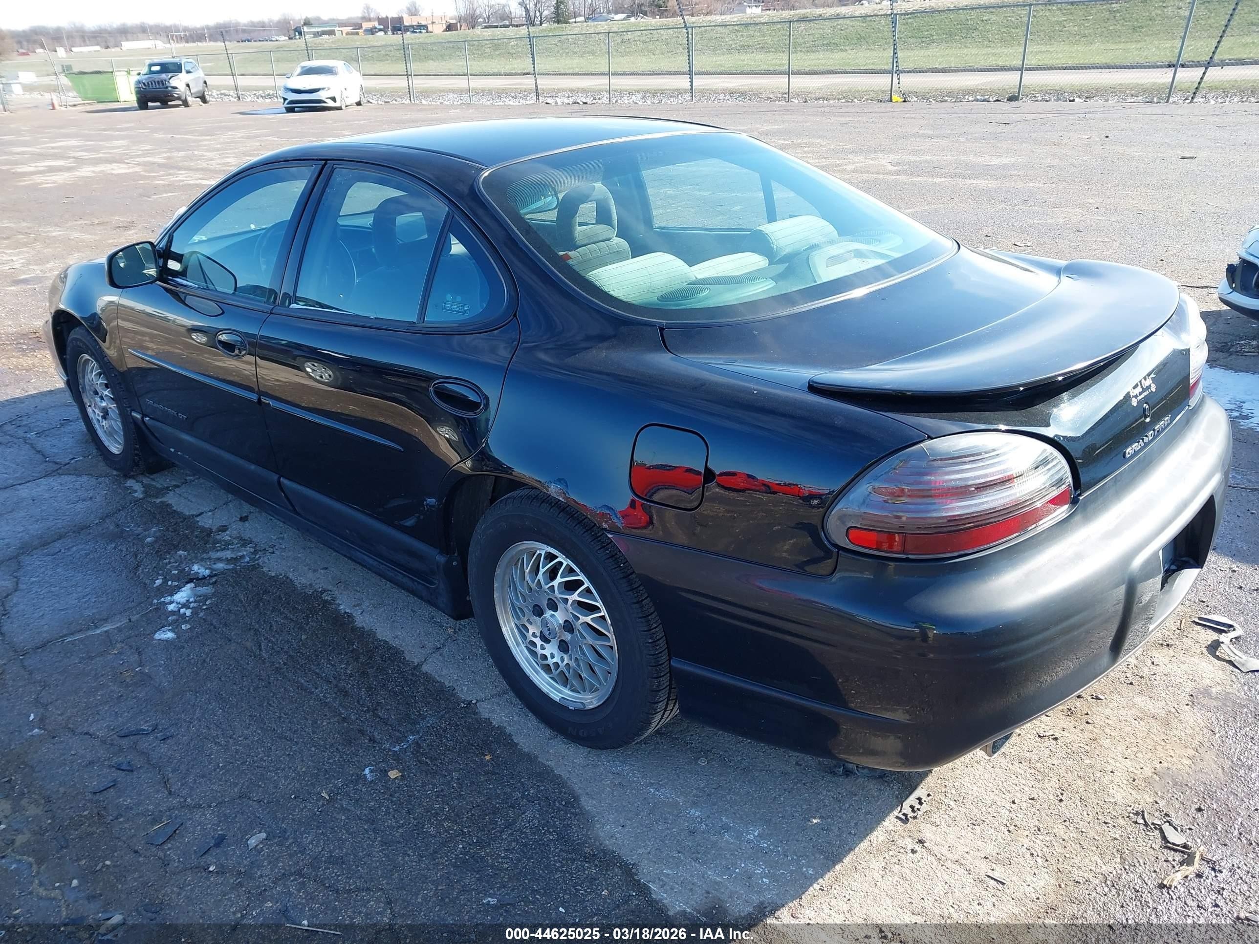 1998 Pontiac Grand Prix Gt Черный vin: 1G2WP52KXWF337786